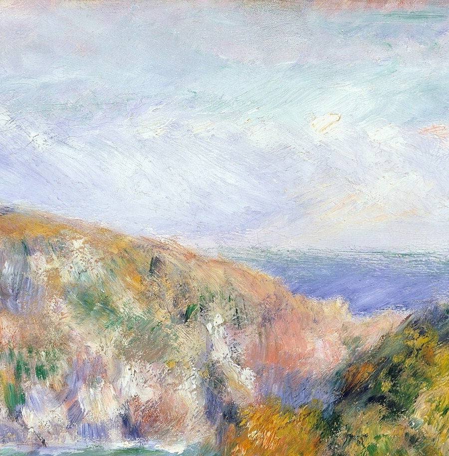 Guernsey by Pierre Auguste Renoir, 3d Printed with texture and brush strokes looks like original oil painting
