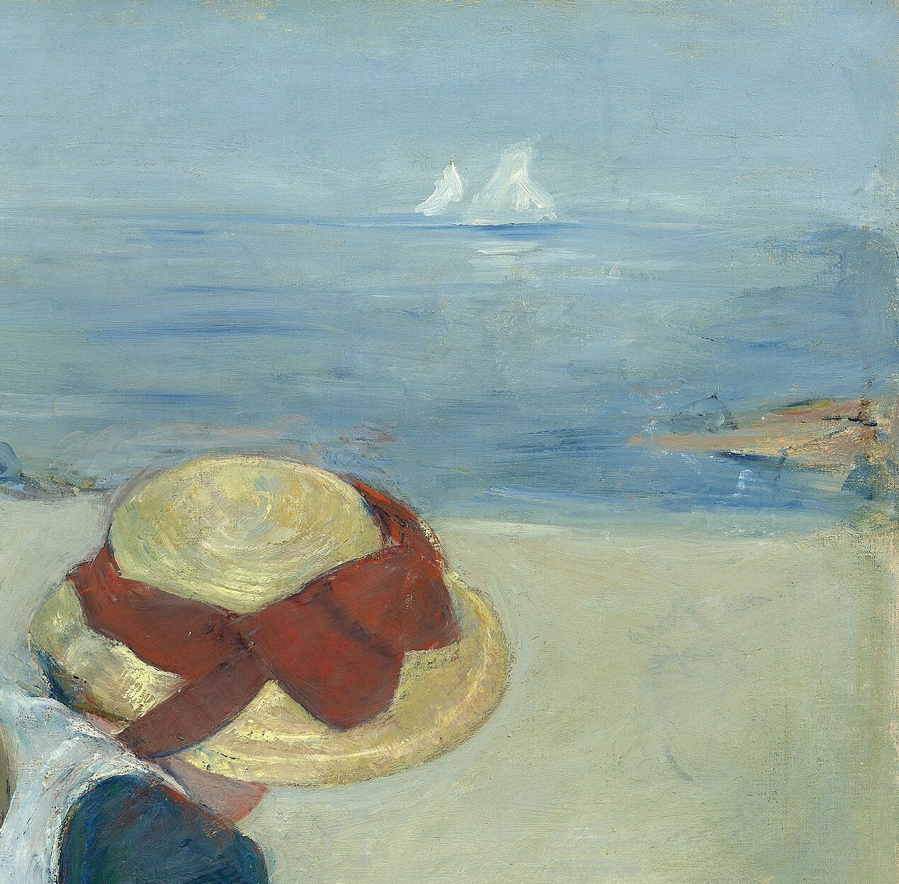 Children Playing on the Beach -by Mary Cassatt, 3d Printed with texture and brush strokes looks like original oil painting.