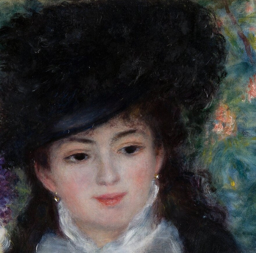After the Luncheon by Pierre Auguster Renoir, 3d Printed with texture and brush strokes looks like original oil painting