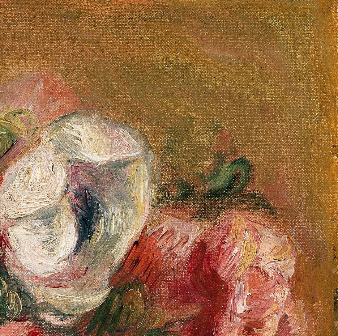 Anemones - by Pierre Auguste Renoir, 3d Printed with texture and brush strokes looks like original oil painting
