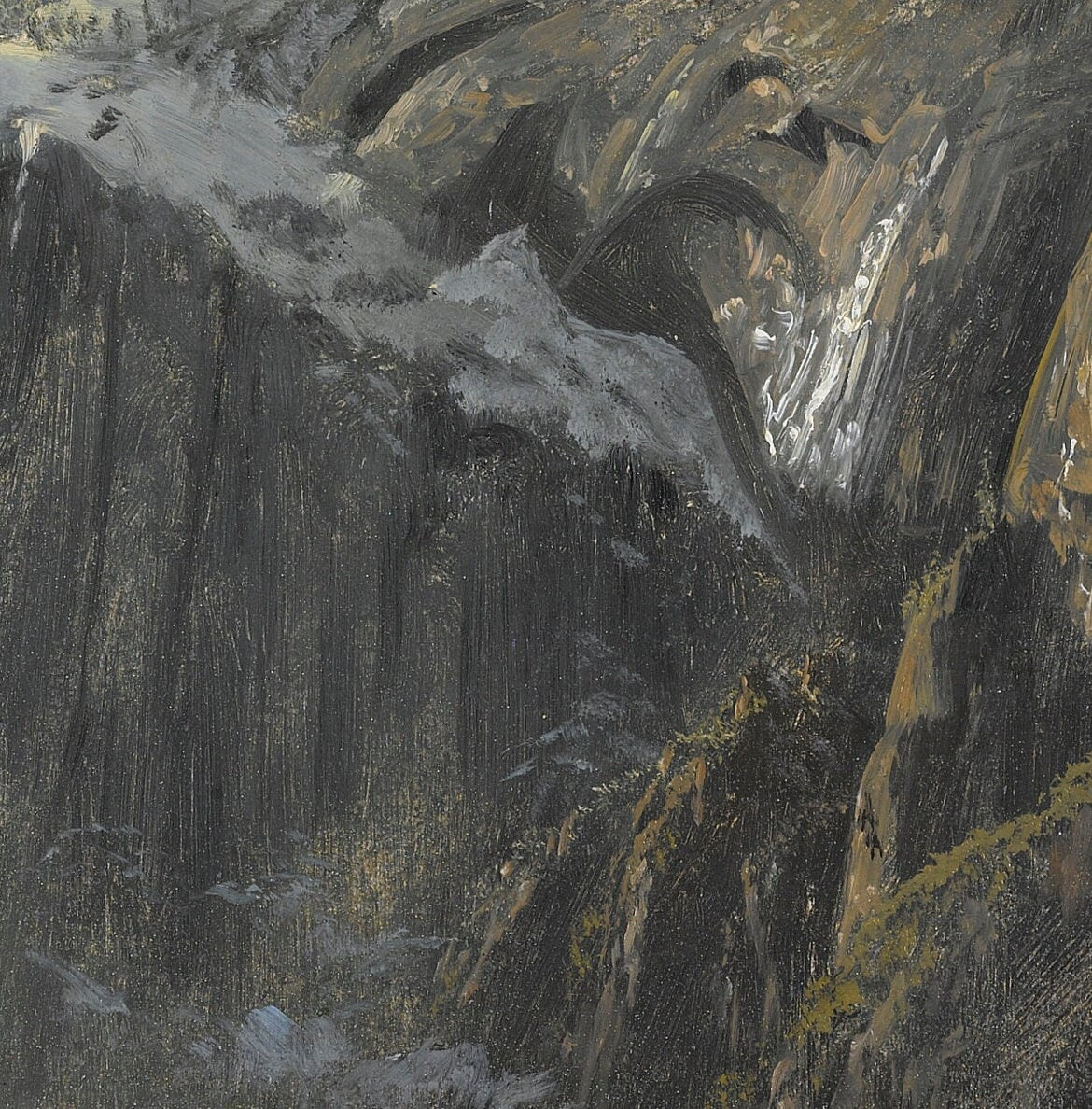 Above the timberline - by Albert Bierstadt, 3d Printed with texture and brush strokes looks like original oil painting.