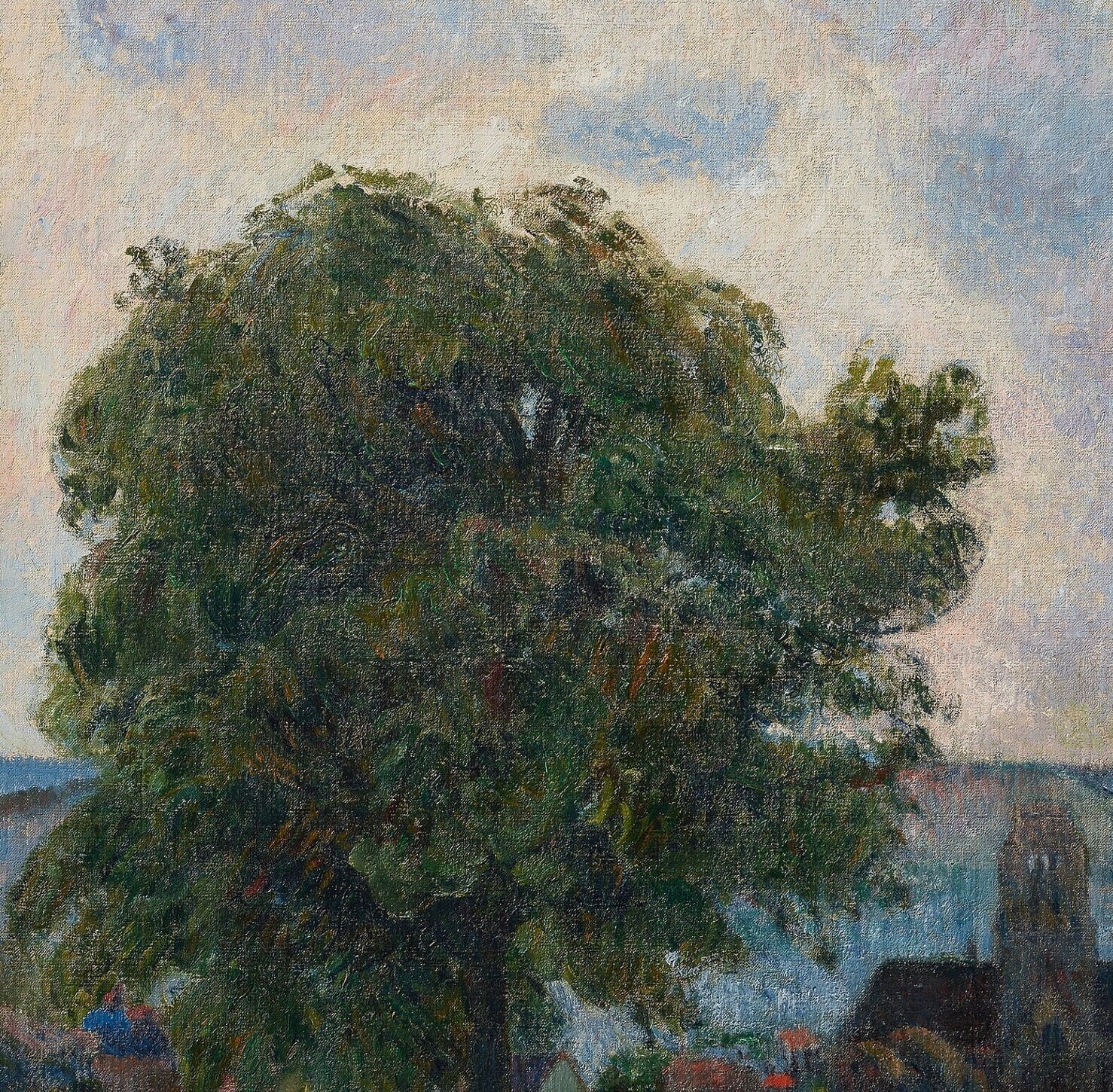 Rouen Leglise Saint Ouen by Paul Gauguin, 3dPrinted with texture and brush strokes looks like original oil painting, high realistic printing