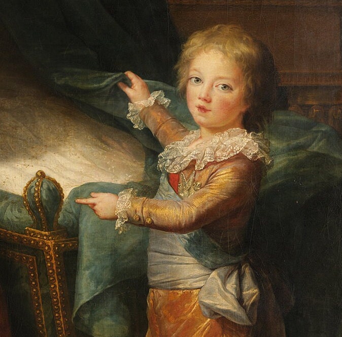 Marie Antoinette by Elisabeth Le Brun Marie, 3d Printed with texture and brush strokes looks like original oil painting