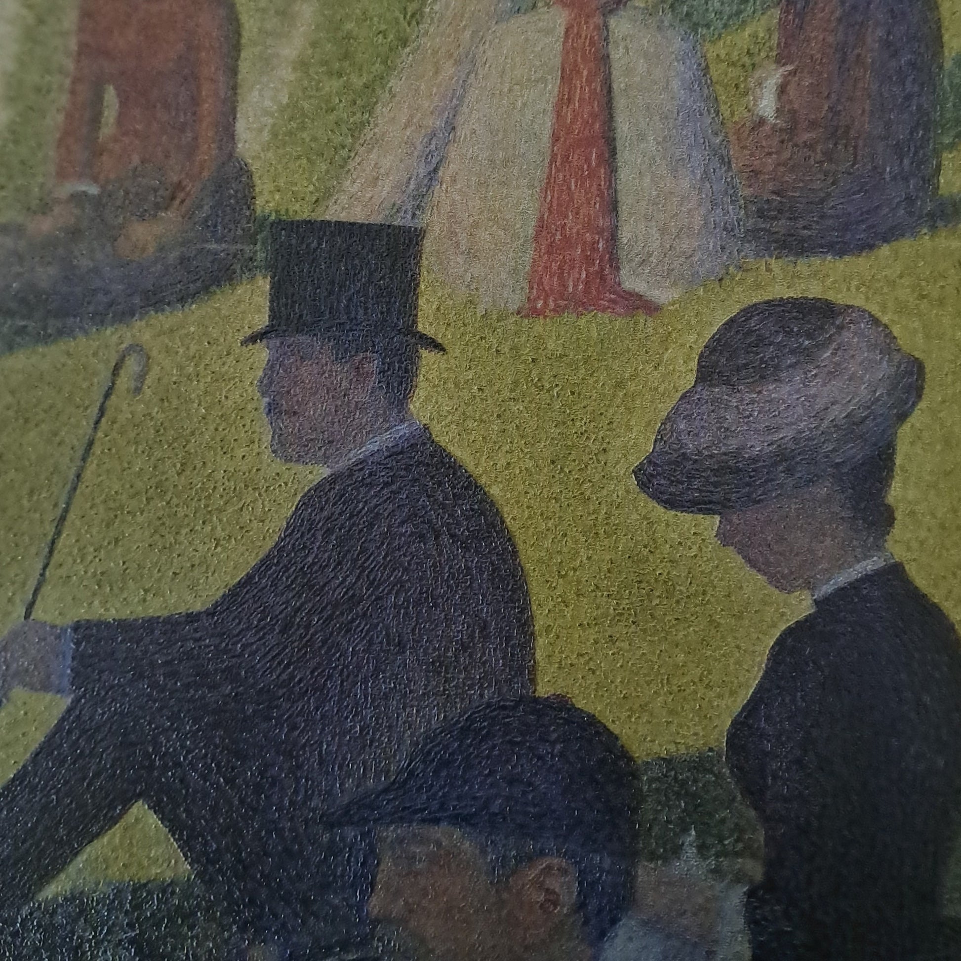 Seurat 'A Sunday on La Grande Jatte' 3D Textured Print