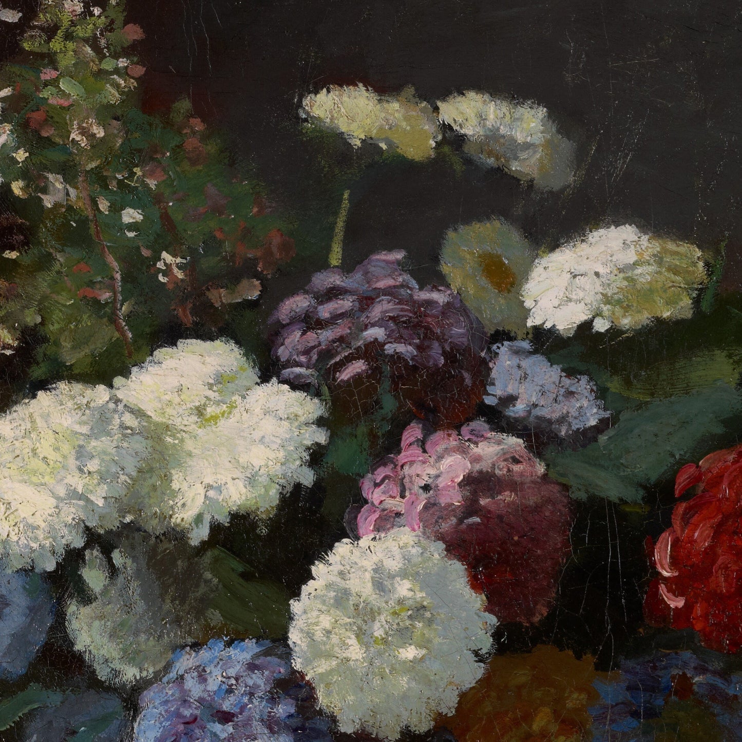 Still Life with Flowers and Fruit by Claude Monet, 3d Printed with texture and brush strokes looks like original oil painting