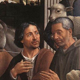 Adoration of the Shepherds 3D Print: Cappella Sassetti Textured Oil Painting