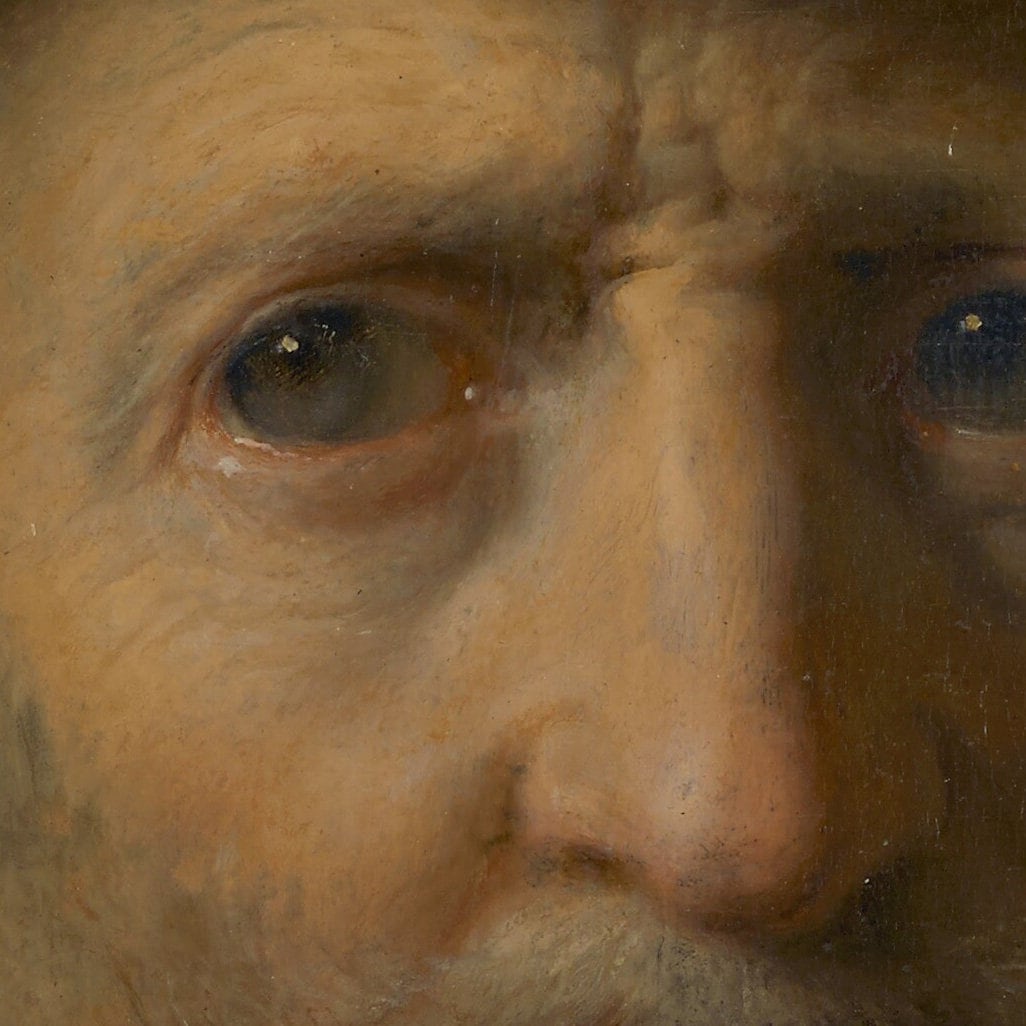 Rembrandt - An Old Man in Military Costume: 3D Textured Print