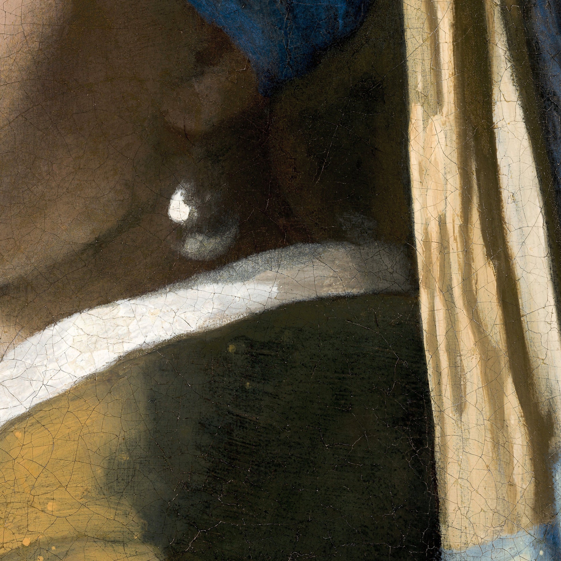 Girl with a Pearl Earring Print: Johannes Vermeer 3D Textured Replica