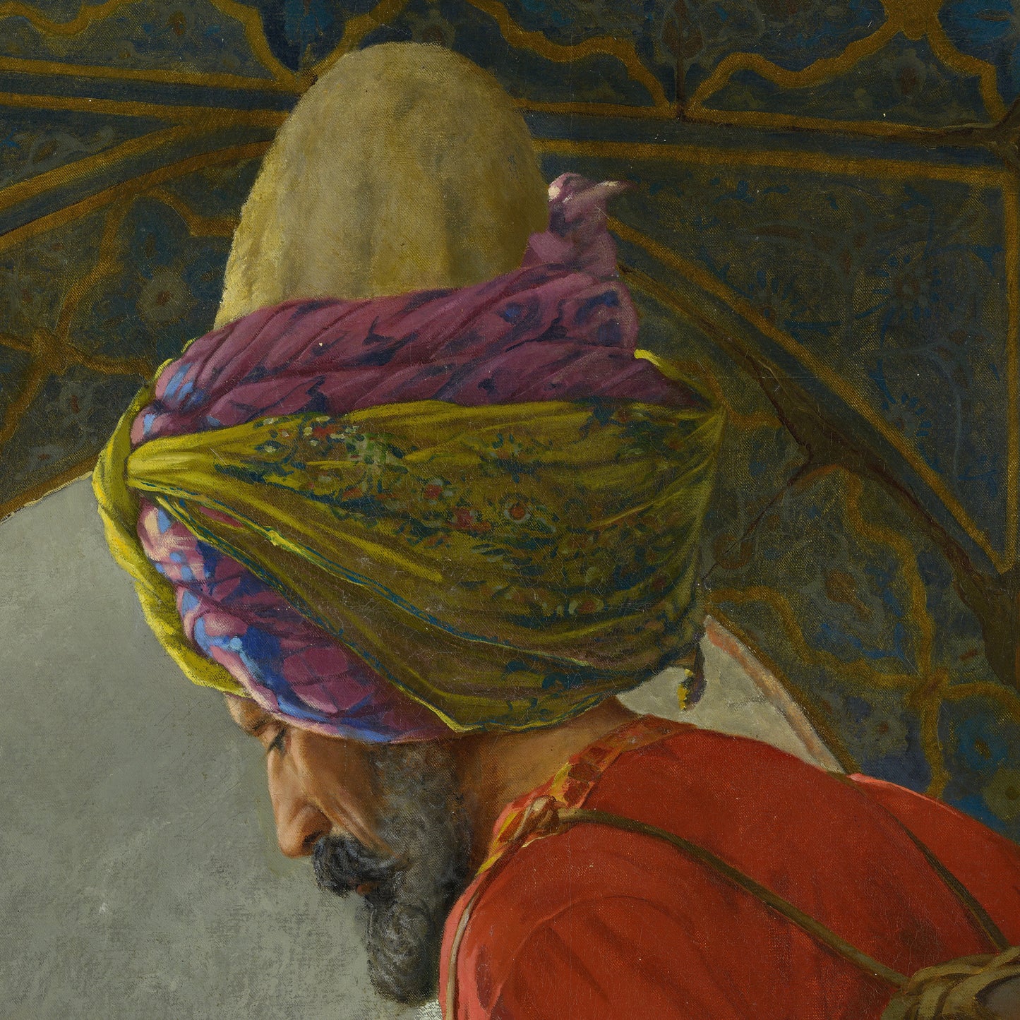 Osman Hamdi Bey - The Tortoise Trainer - 3D Textured Print