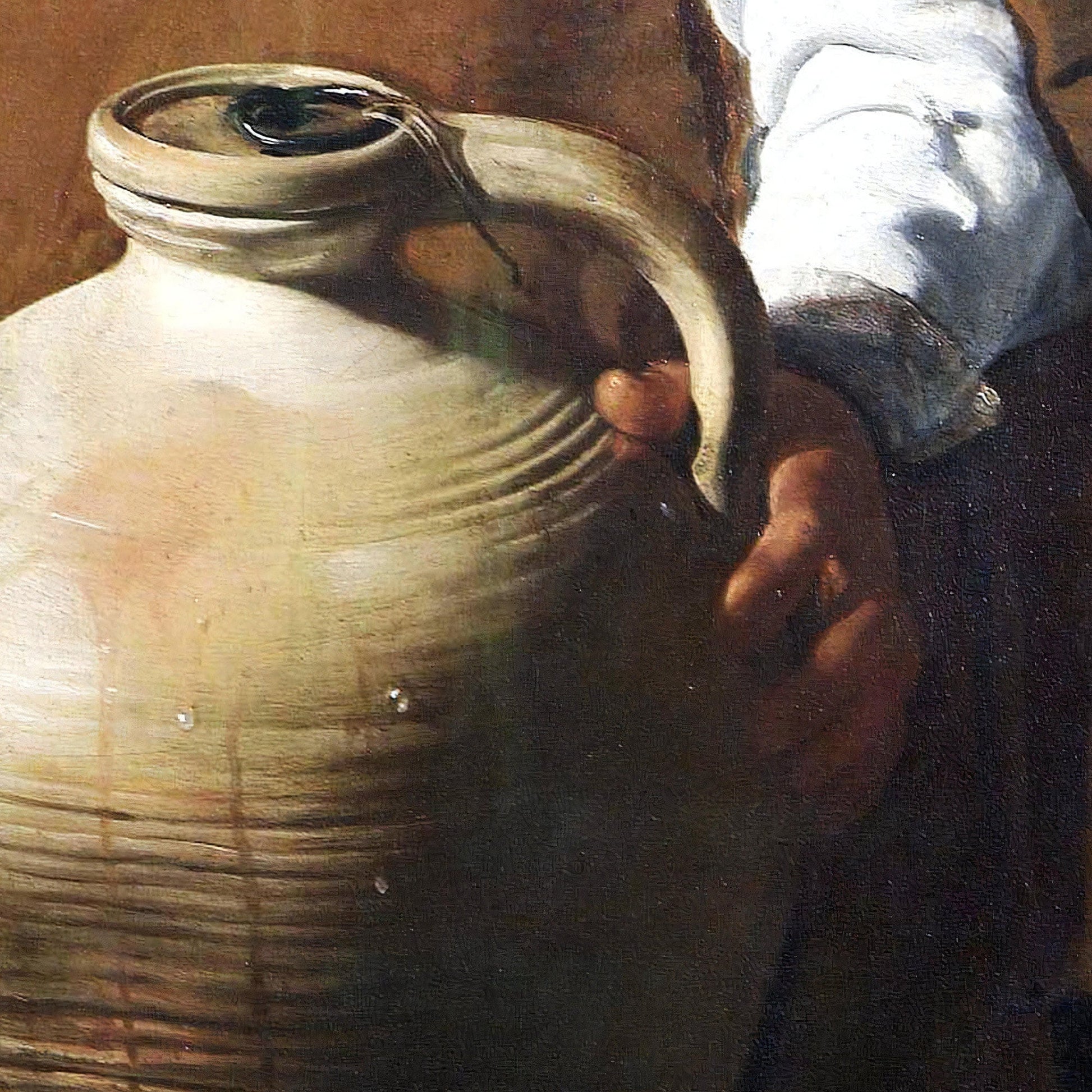 The Water of Seville by Velazquez: 3D Textured Art Print
