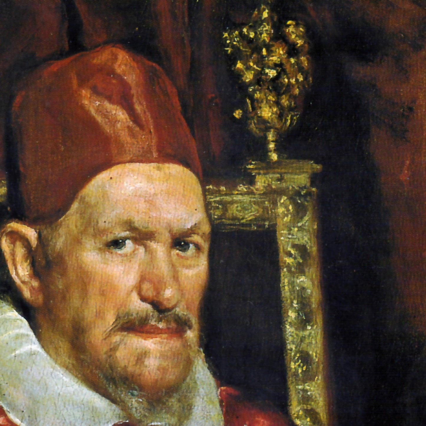 Pope Innocent X Portrait: Diego Velazquez 3D Textured Print
