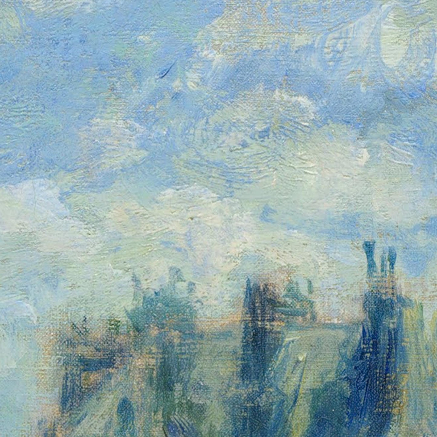 Renoir Pont Neuf 3D Print: Textured Impressionist Art