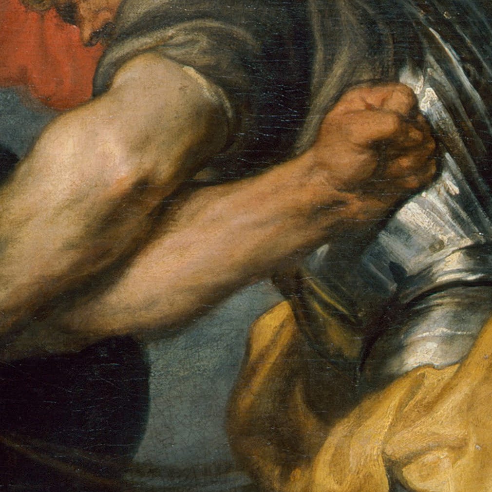 Anthony van Dyck's Samson and Delilah 3D Textured Print
