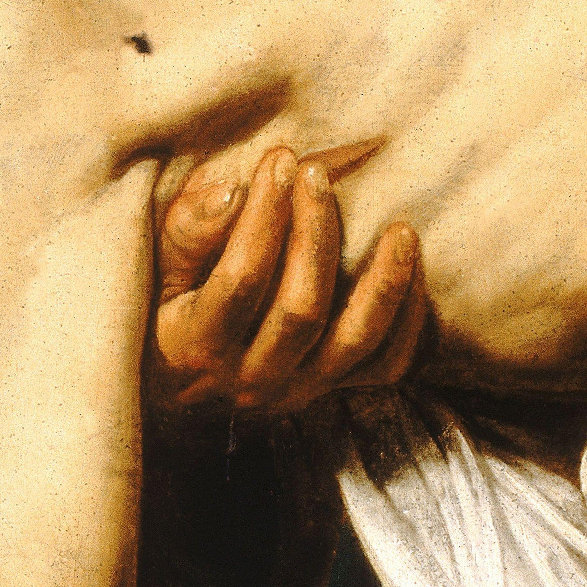 Caravaggio's Entombment of Christ: 3D Textured Art Print