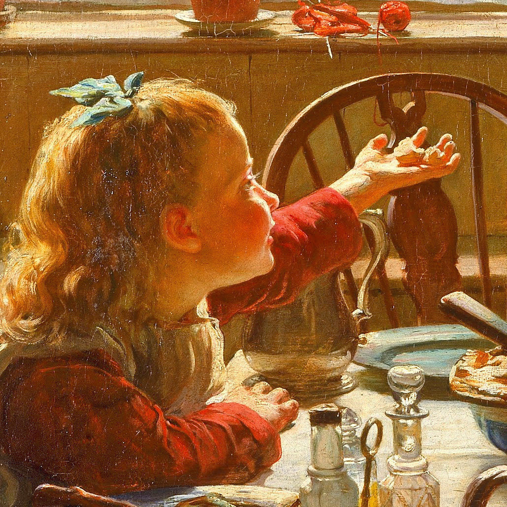 Frederich George Cotman Print: "One of the Family" 3D Textured Reproduction