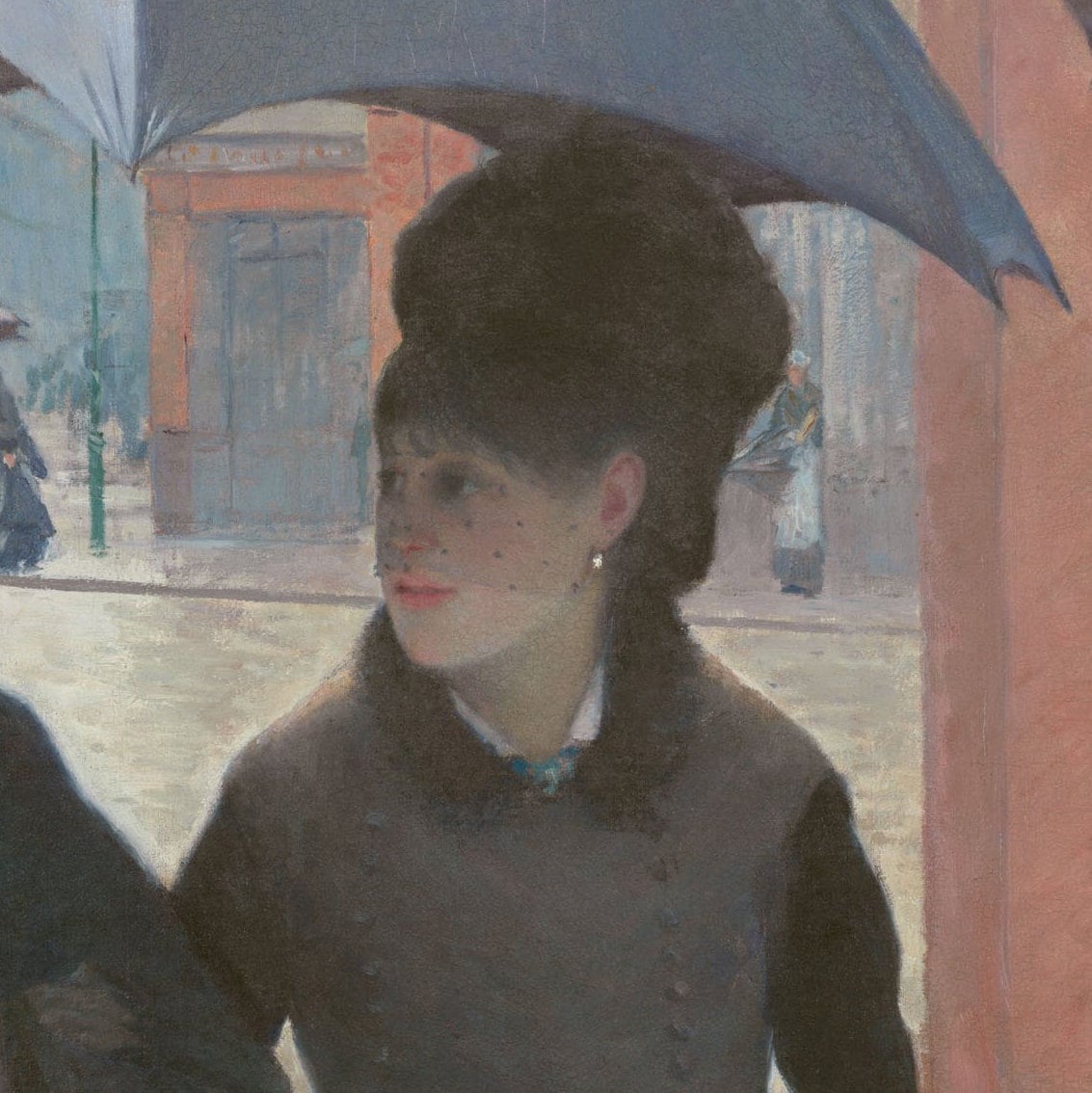 Gustave Caillebotte Paris Street Rainy Day 3D Textured Print