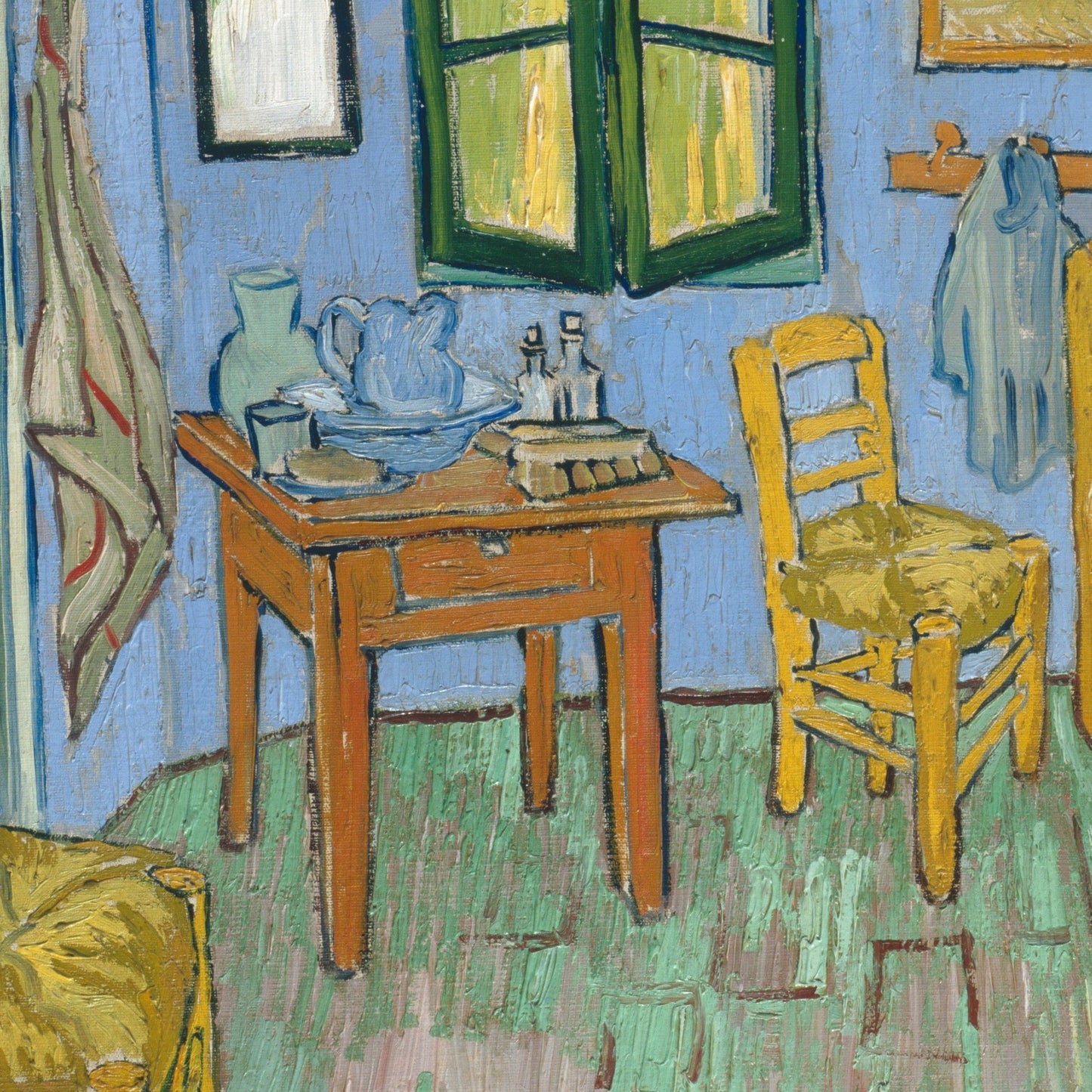 The Bedroom by Vincent Van Gogh, 3d Printed with texture and brush strokes looks like original oil painting