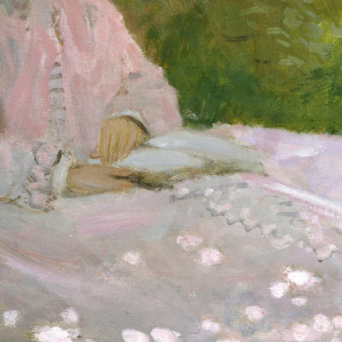 Claude Monet Springtime 3D Print: Textured Brushstrokes
