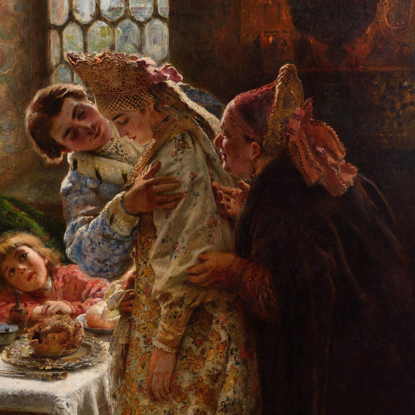 A Boyar Wedding Feast Print: 3D Textured Reproduction