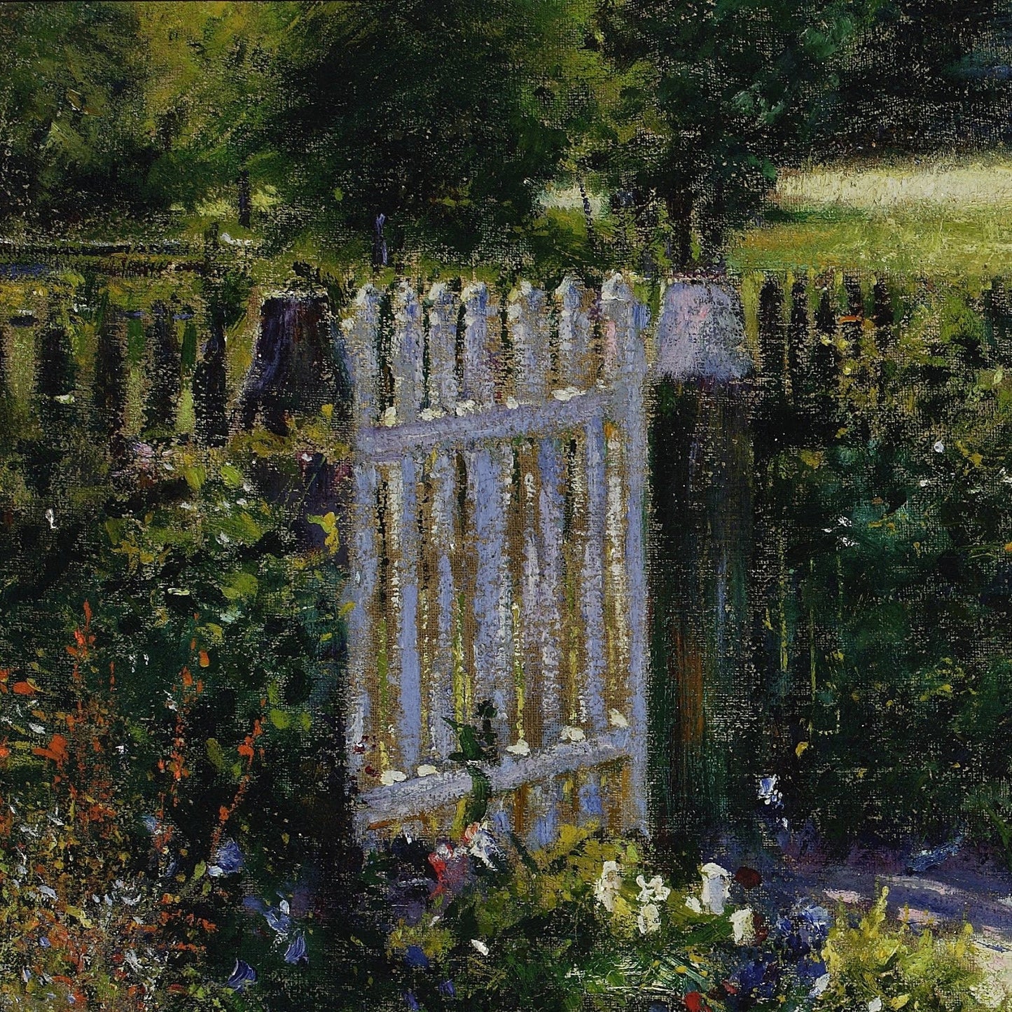 3D Printed Wladyslaw Podkowinski Art, Children in Garden, Textured Print