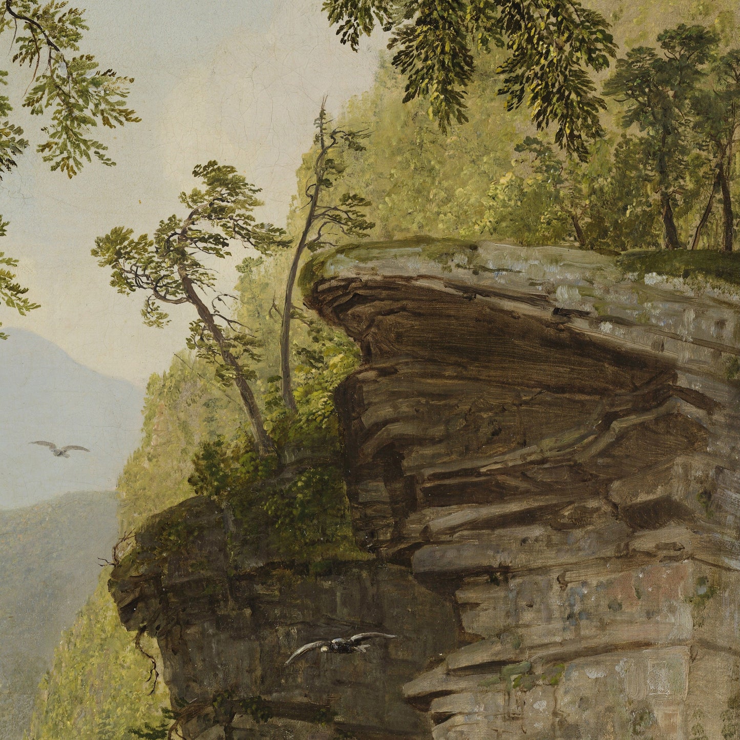 Kindred Spirits 3D Print by Asher Brown Duran: Textured Oil Painting Replica
