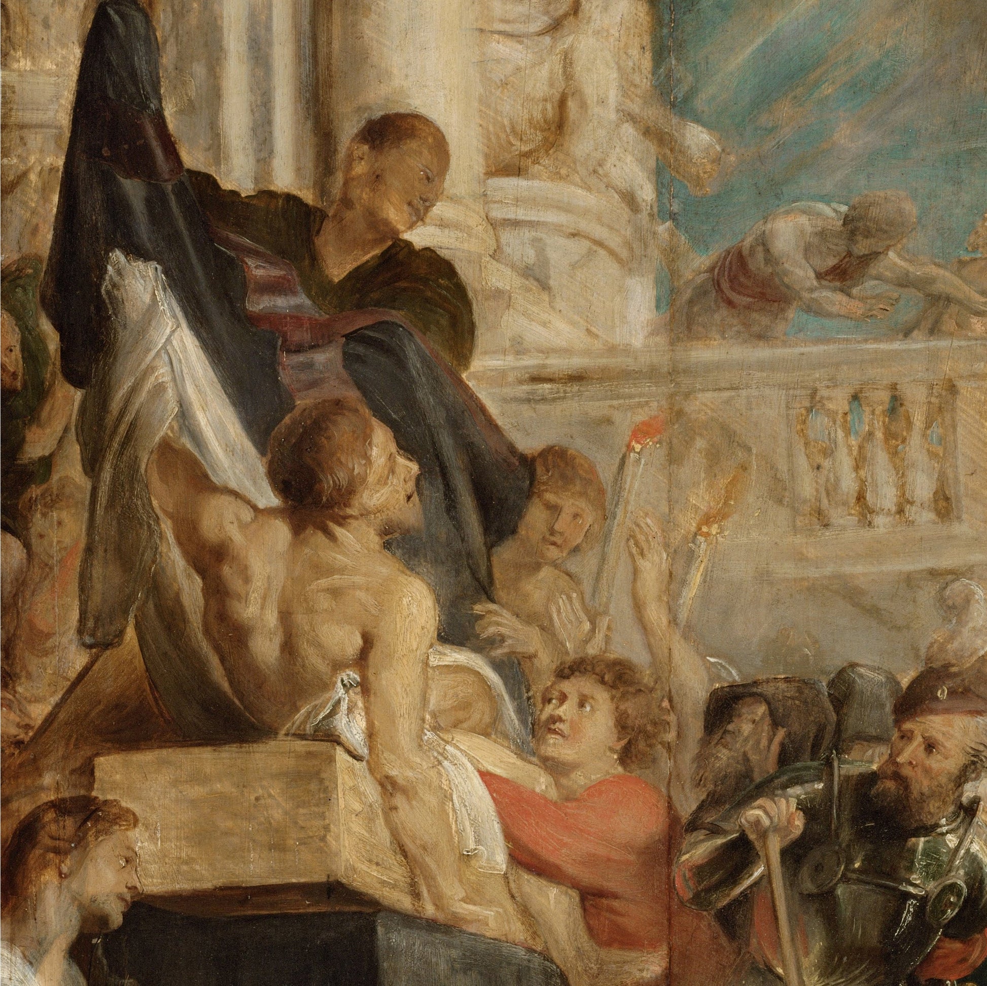 St. Francis Xavier 3D Print: Rubens Oil Painting Reproduction