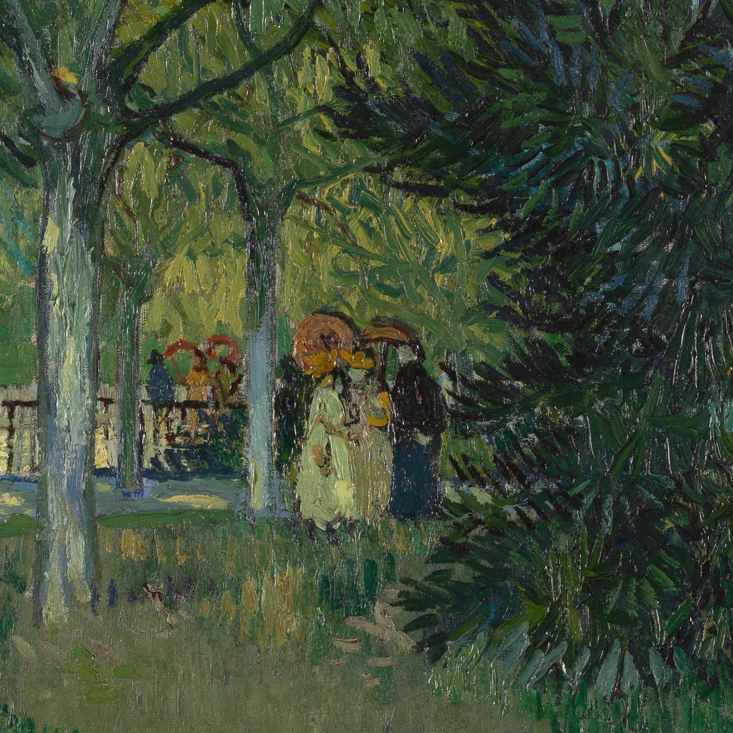 Van Gogh 'Path in the Park' 3D Textured Print