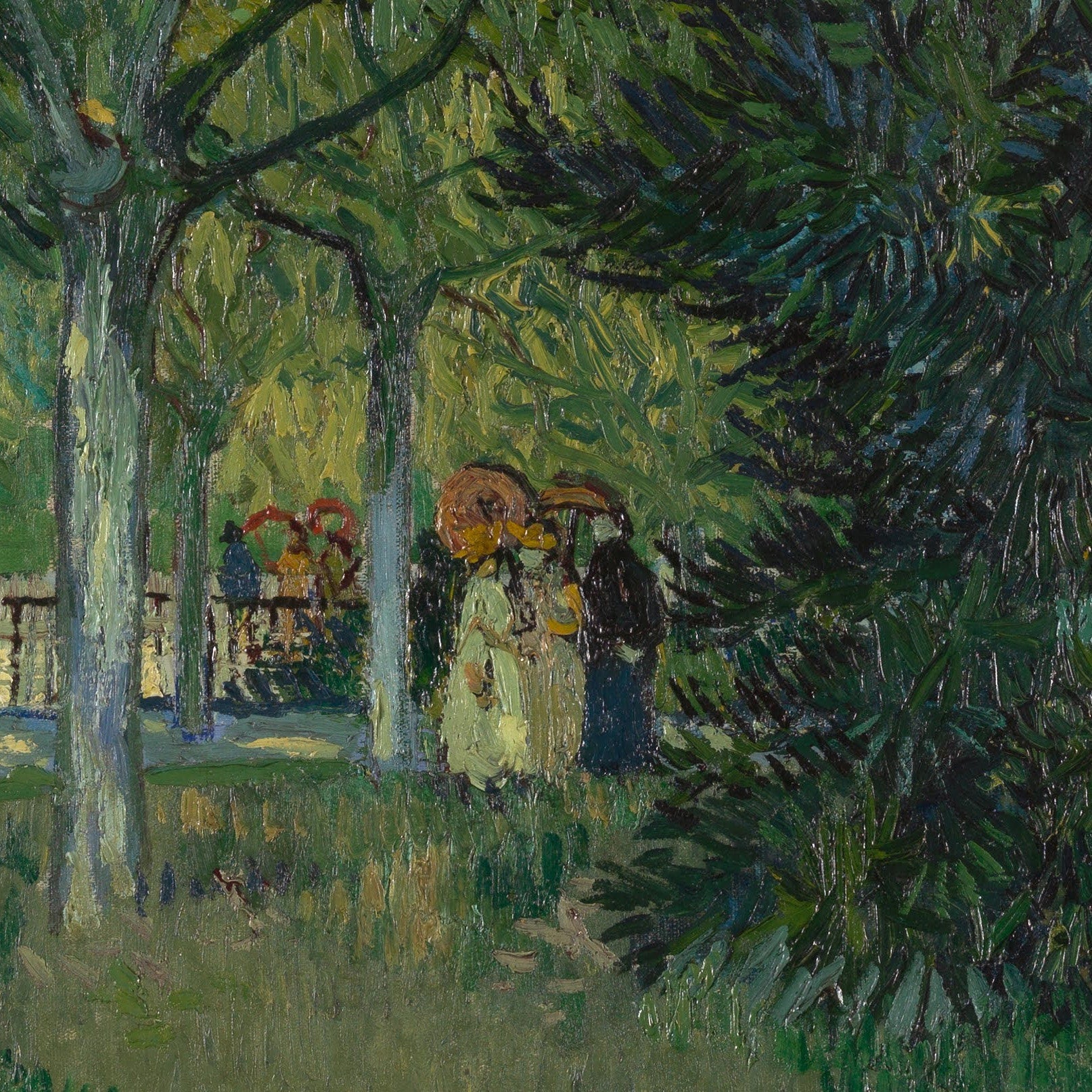Van Gogh 'Path in the Park' 3D Textured Print