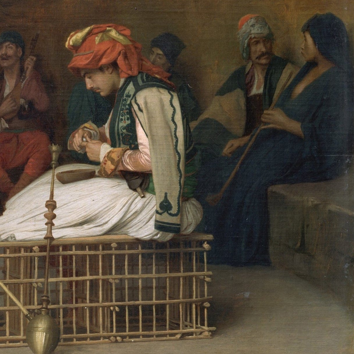 Jean-Léon Gérôme: Cafe House, Cairo - 3D Printed Art