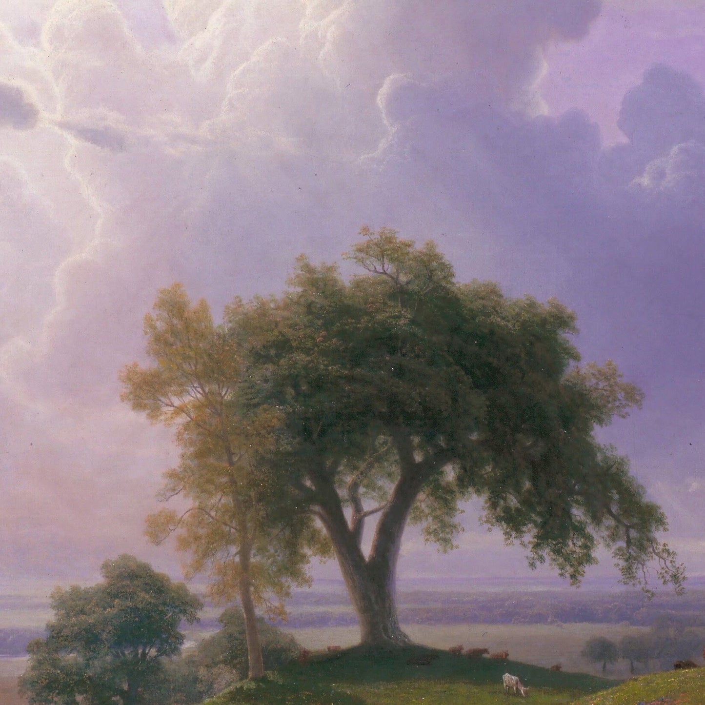 California Spring by Albert Bierstadt, 3d Printed with texture and brush strokes looks like original oil painting.