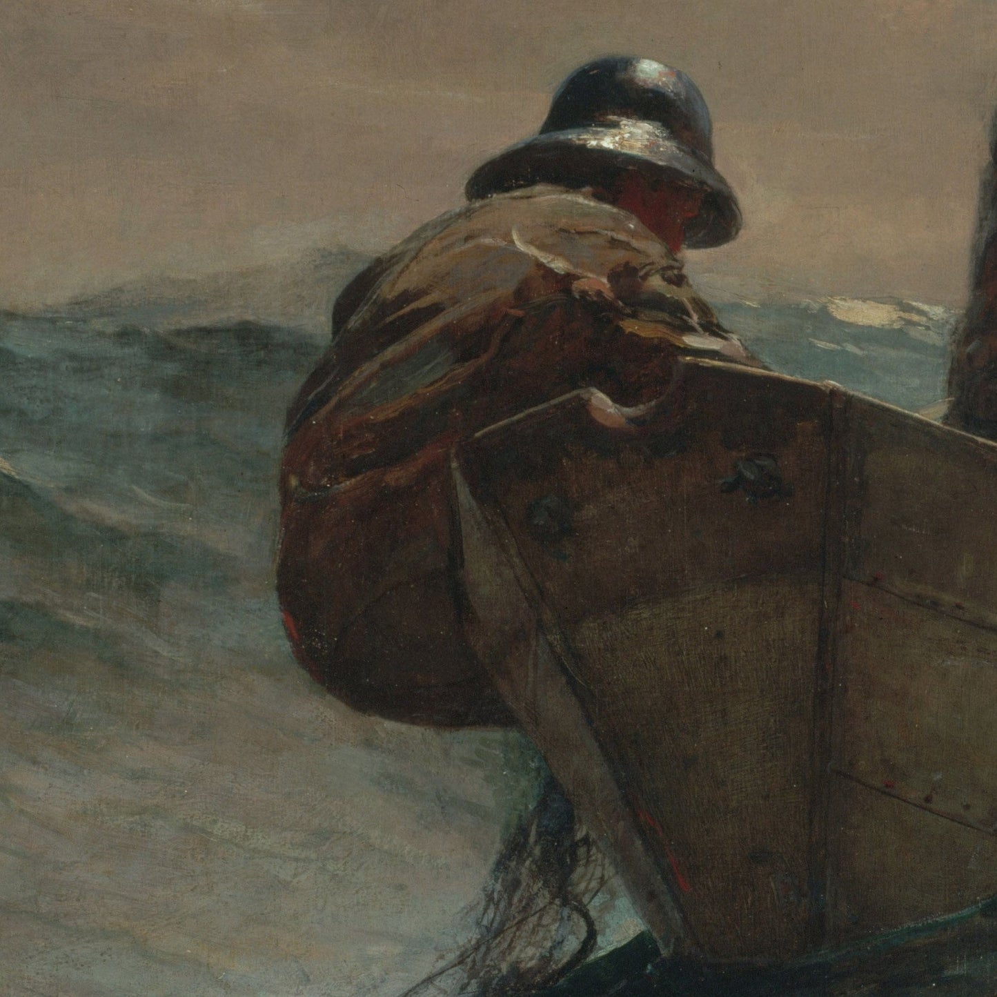 Winslow Homer 'The Herring Net' 3D Textured Print