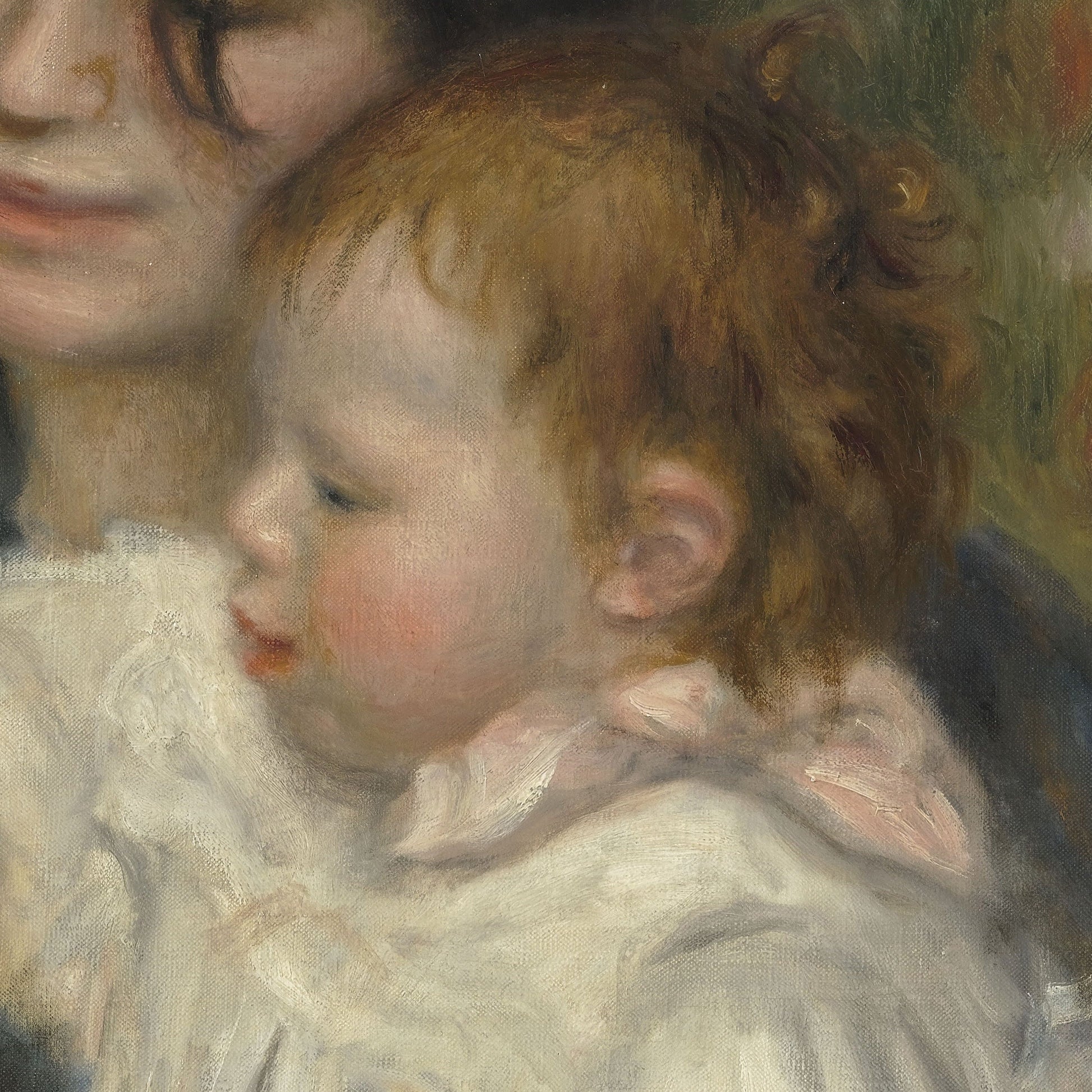 Renoir 'Gabrielle and Jean' 3D Printed Textured Oil Painting Replica