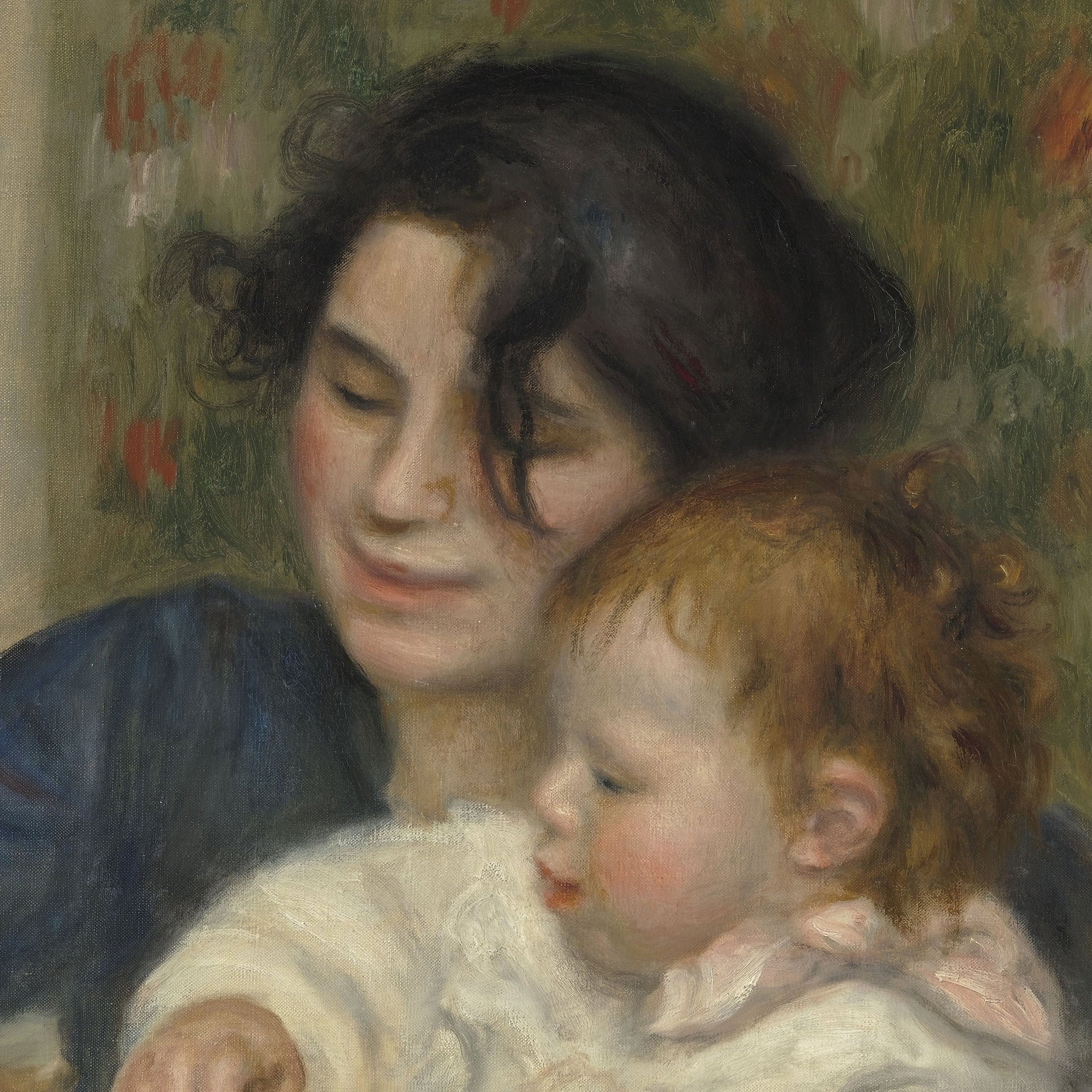 Renoir 'Gabrielle and Jean' 3D Printed Textured Oil Painting Replica