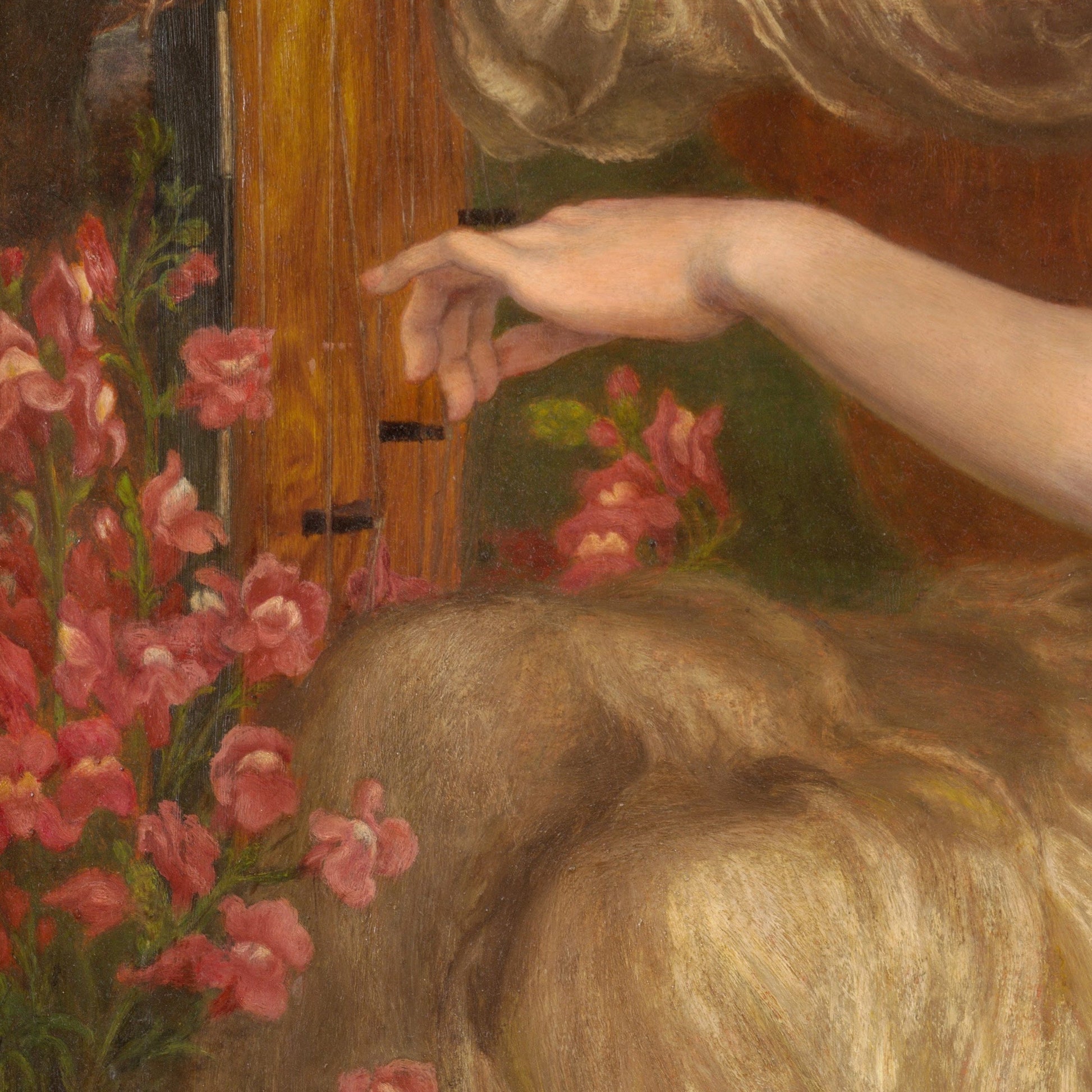 A Sea Spell by Rossetti: 3D Textured Oil Painting Reproduction