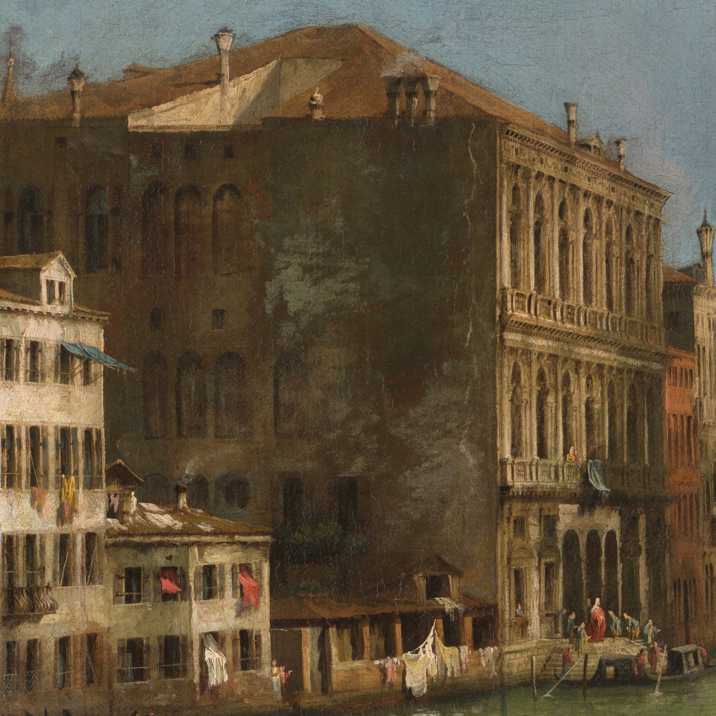 Canaletto Venice Grand Canal 3D Print: Textured Oil Painting Replica
