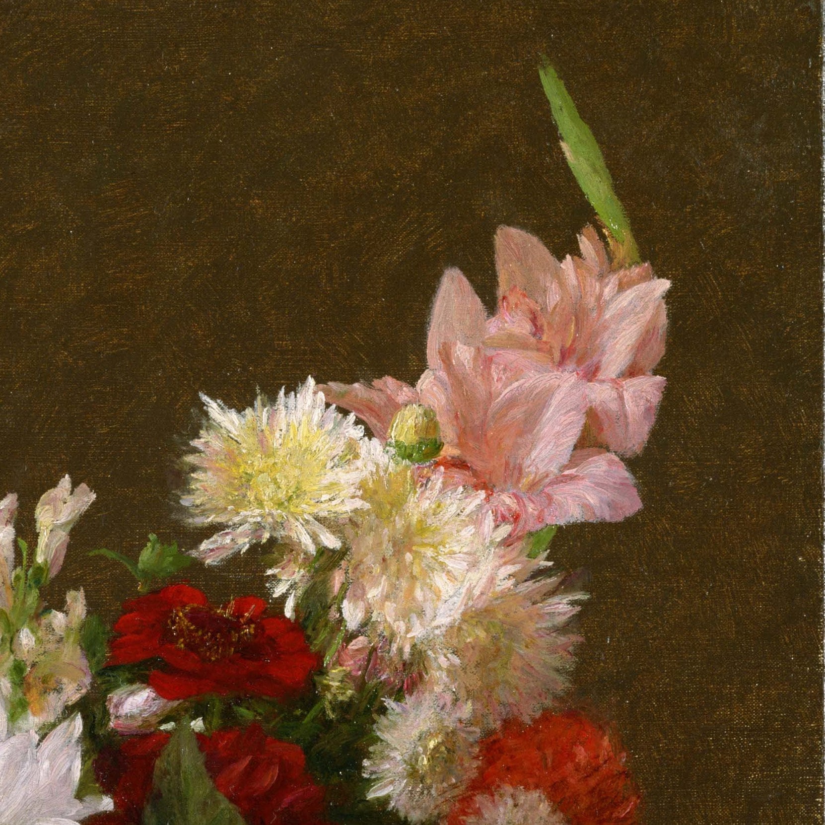 Victoria Dubourg Flowers Print: 3D Textured Oil Painting Reproduction
