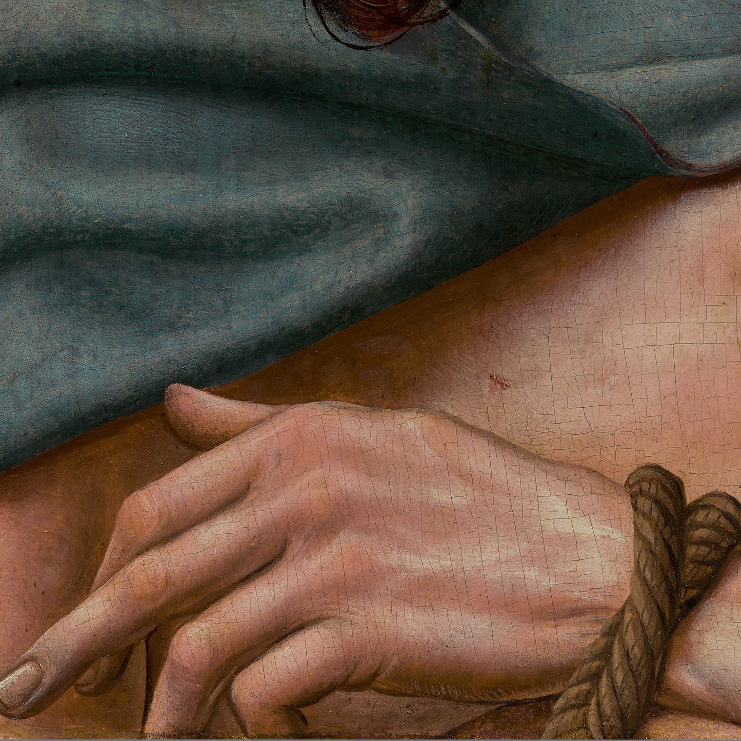 Christ as the Man of Sorrows Print: Quentin Massys 3D Textured Art