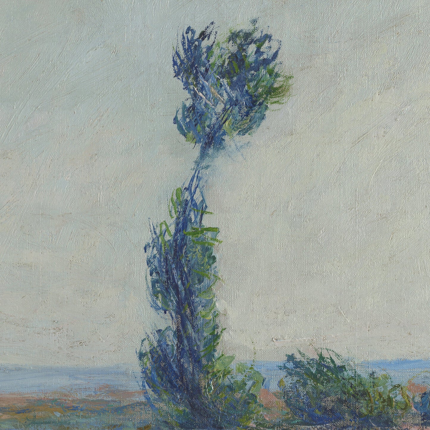 Monet Poppy Field 3D Print: Textured Impressionist Art