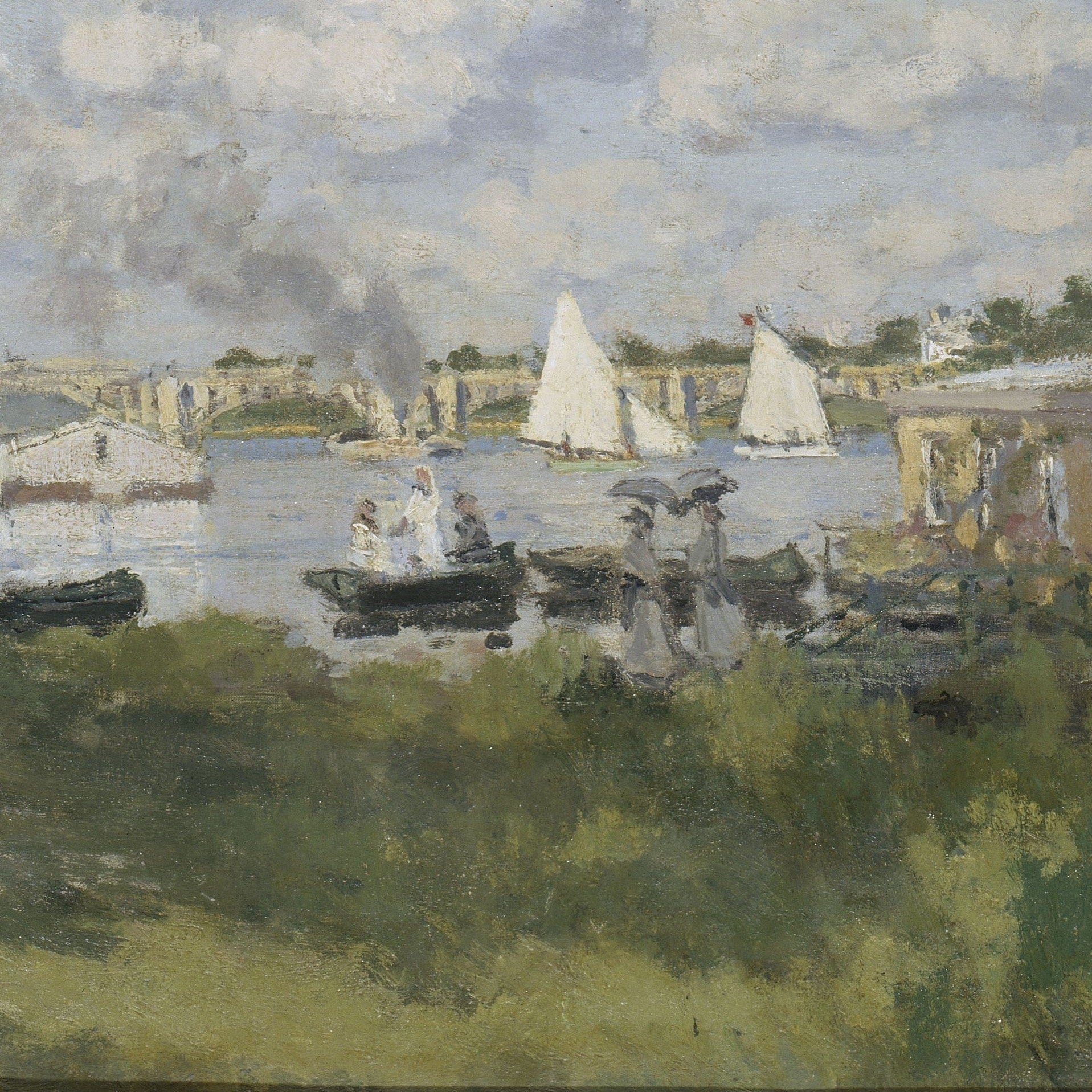 Claude Monet - Bassin D'Argenteuil - 3D Textured Print