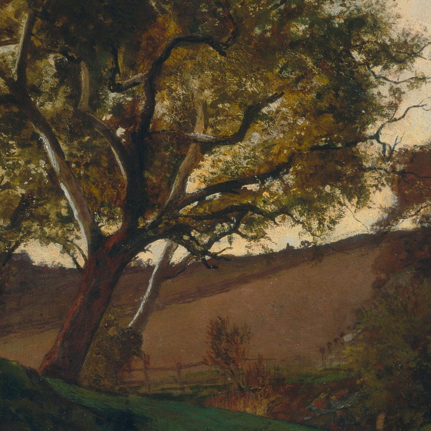 Julian Ashton Painting: Evening, Merri Creek - 3D Printed Canvas Art