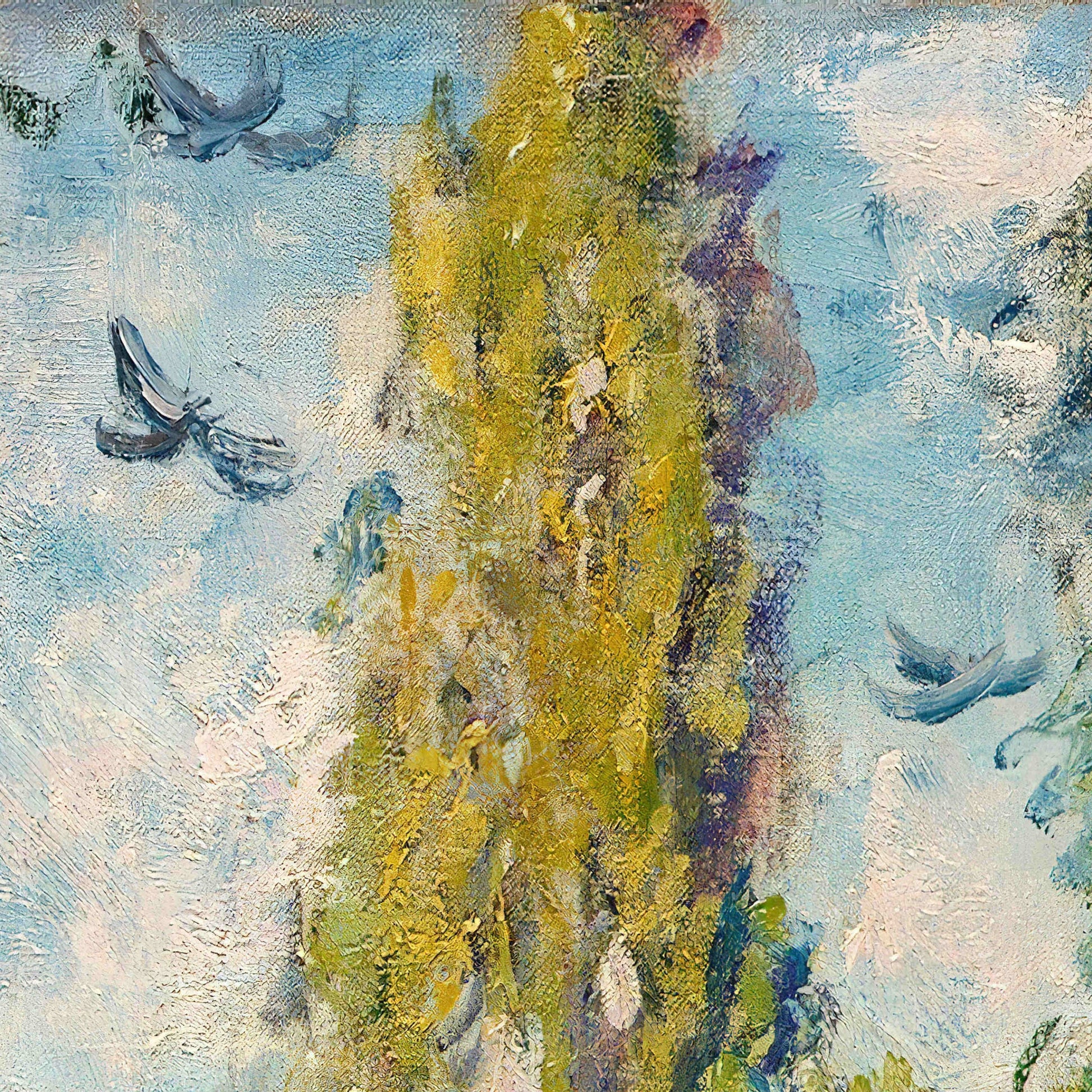 Monet Parc Monceau 3D Print: Textured Impressionist Landscape
