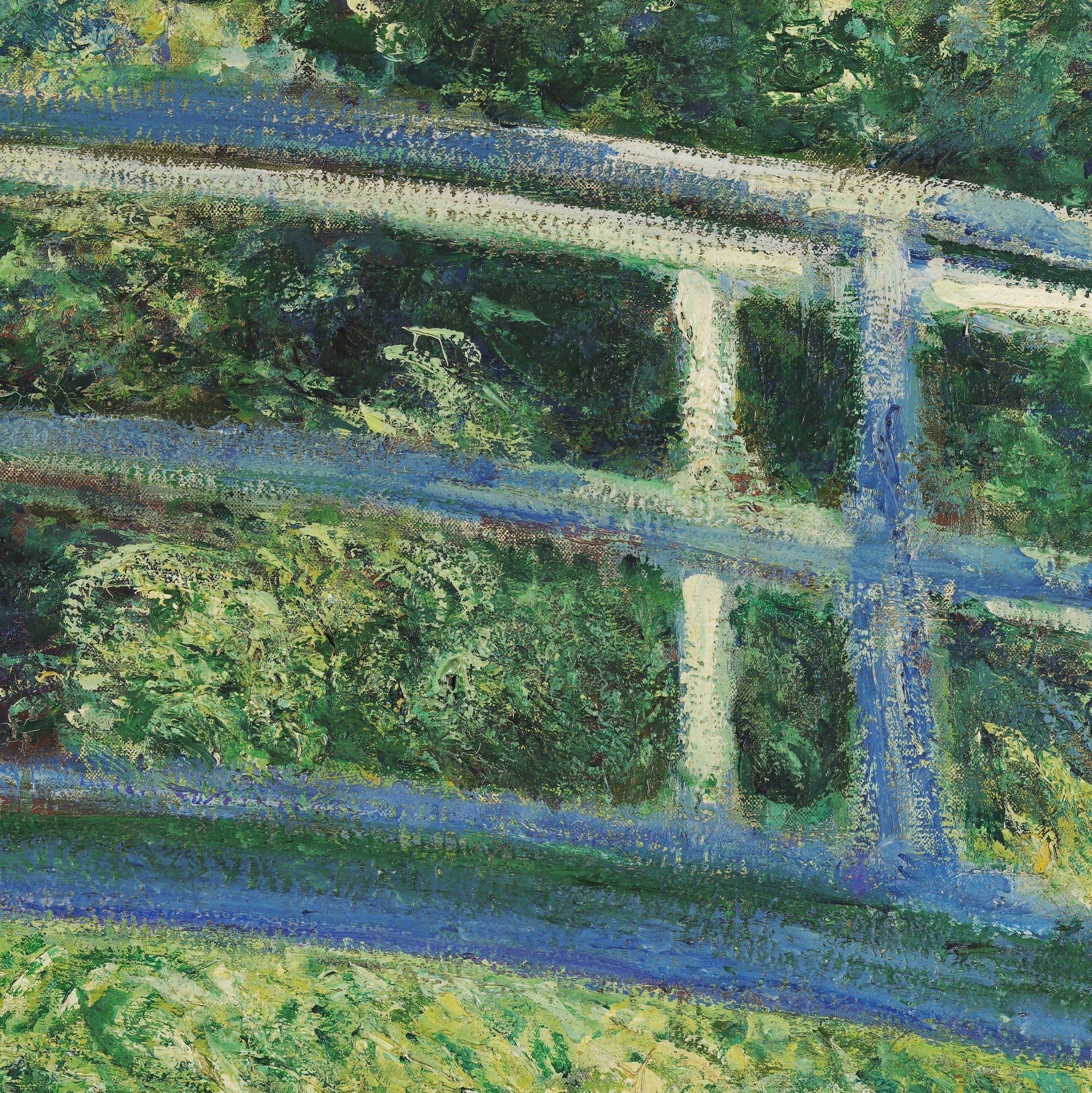Claude Monet Water Lily Pond 3D Print: Textured Oil Painting Replica