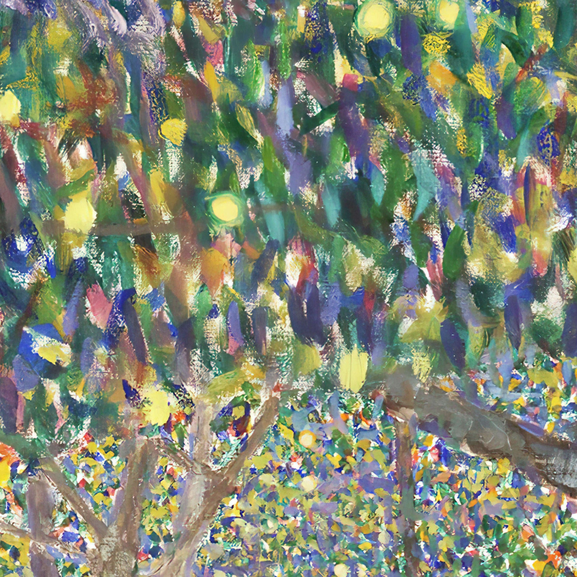 Gustav Klimt Pear Tree 3D Print: Textured Oil Painting Reproduction