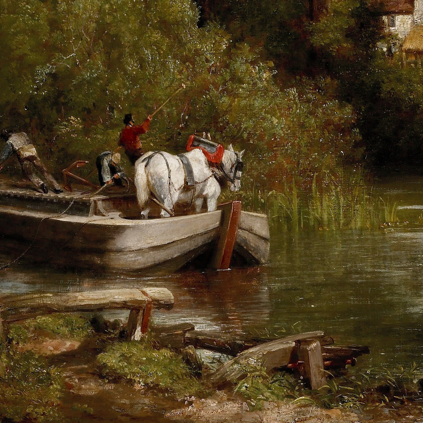 The White Horse by John Constable: 3D Printed Textured Oil Painting
