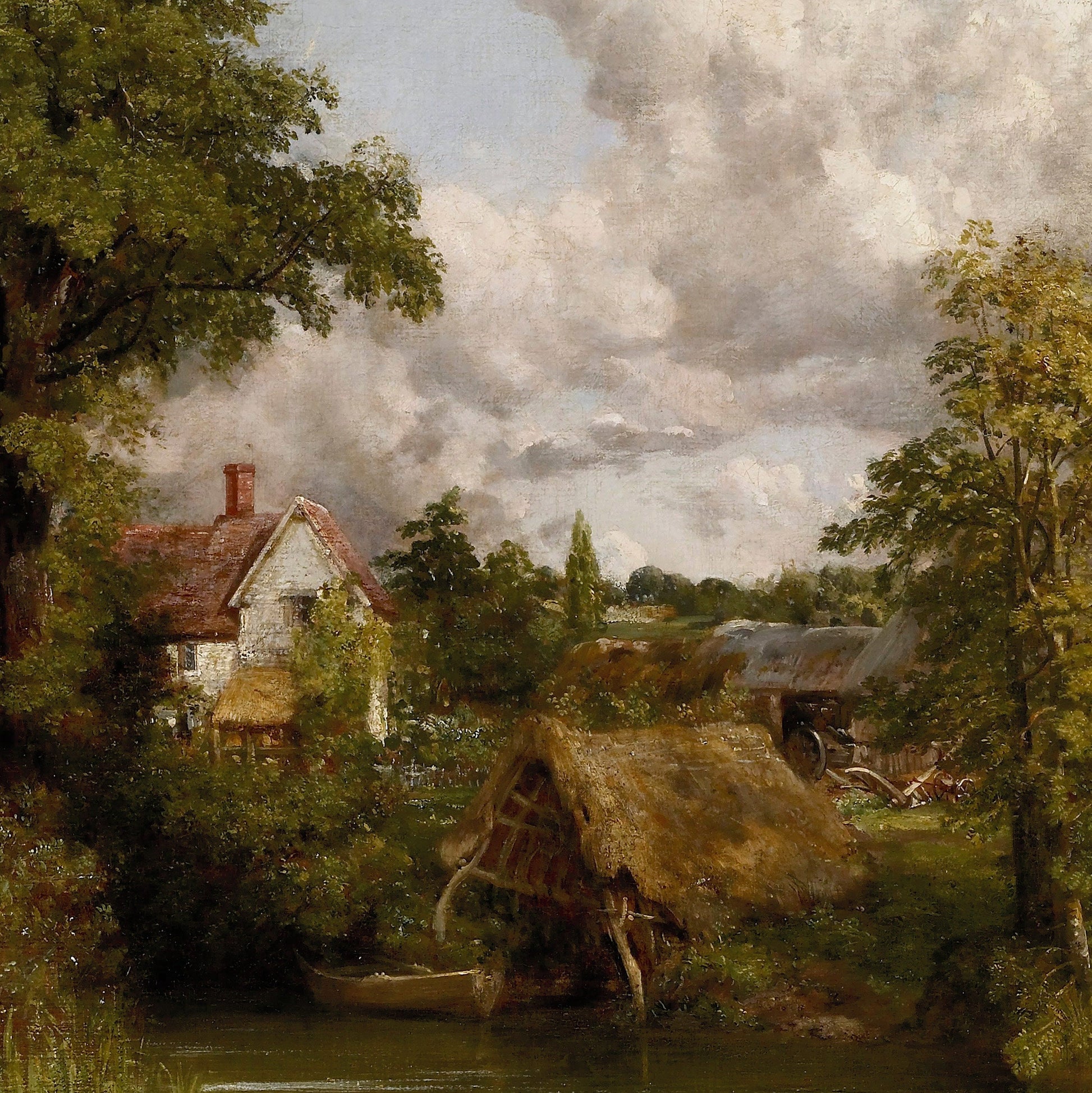 The White Horse by John Constable: 3D Printed Textured Oil Painting
