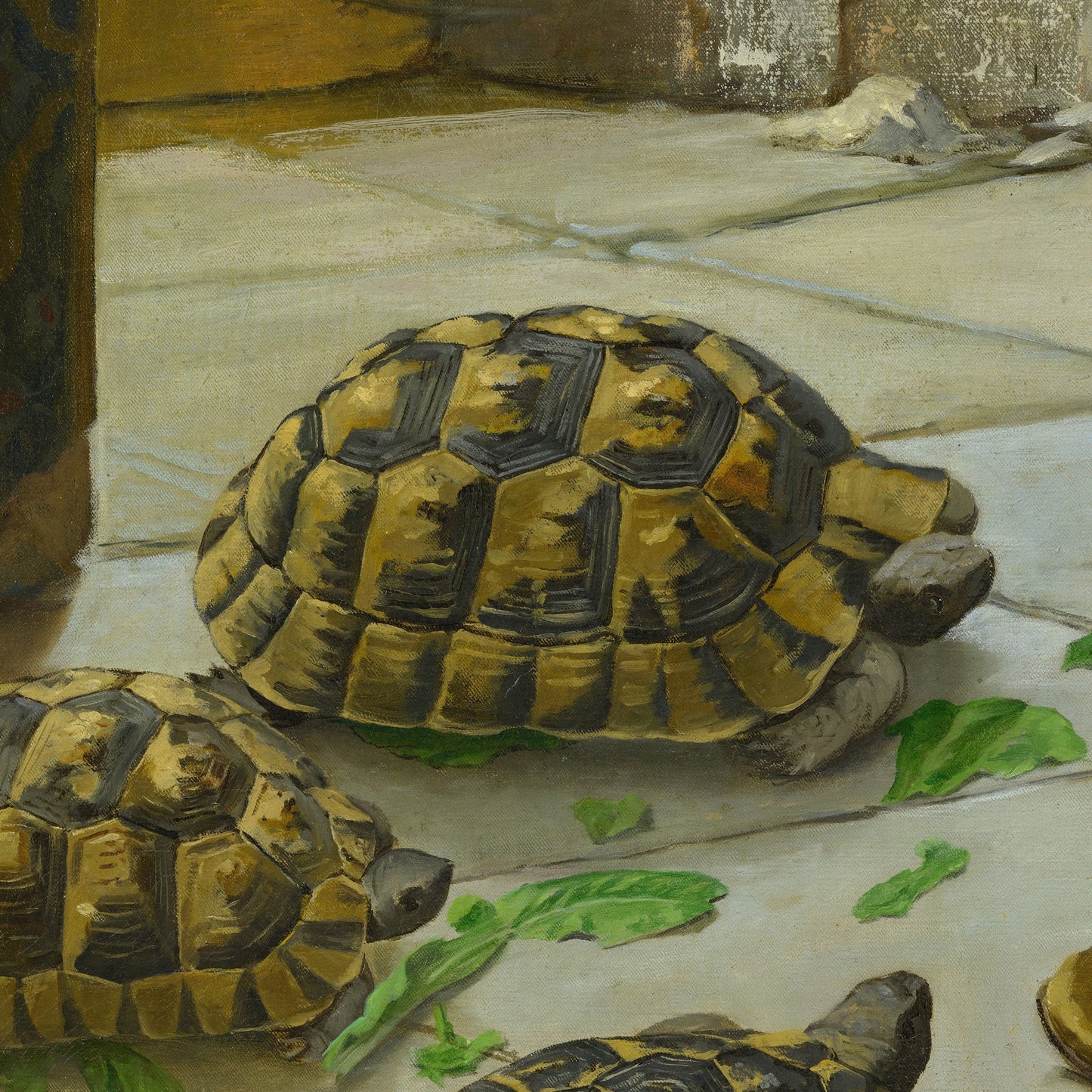 Osman Hamdi Bey - The Tortoise Trainer - 3D Textured Print