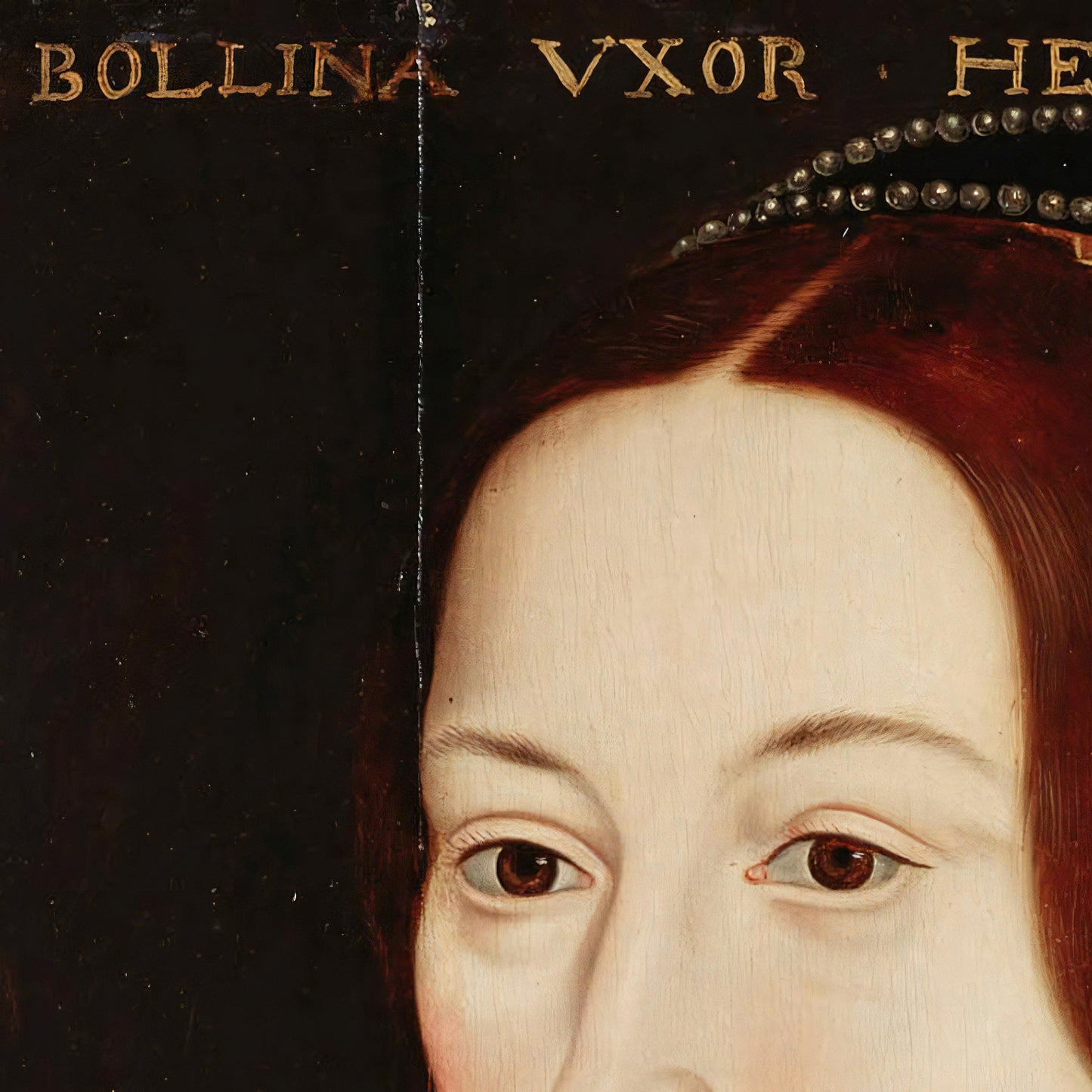 Anne Boleyn Portrait: 3D Printed Textured Art