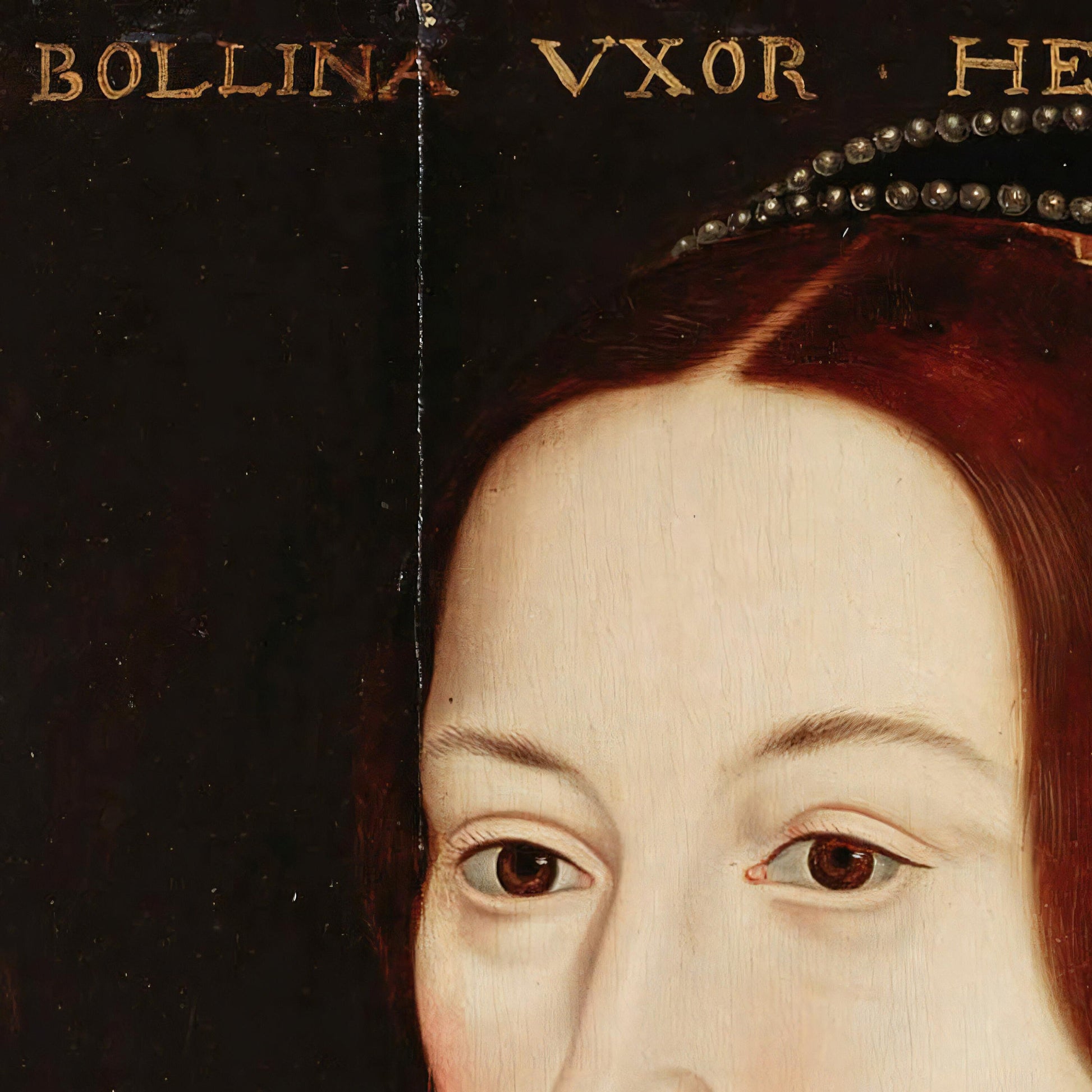 Anne Boleyn by Anonymous, 3d Printed with texture and brush strokes looks like original oil painting