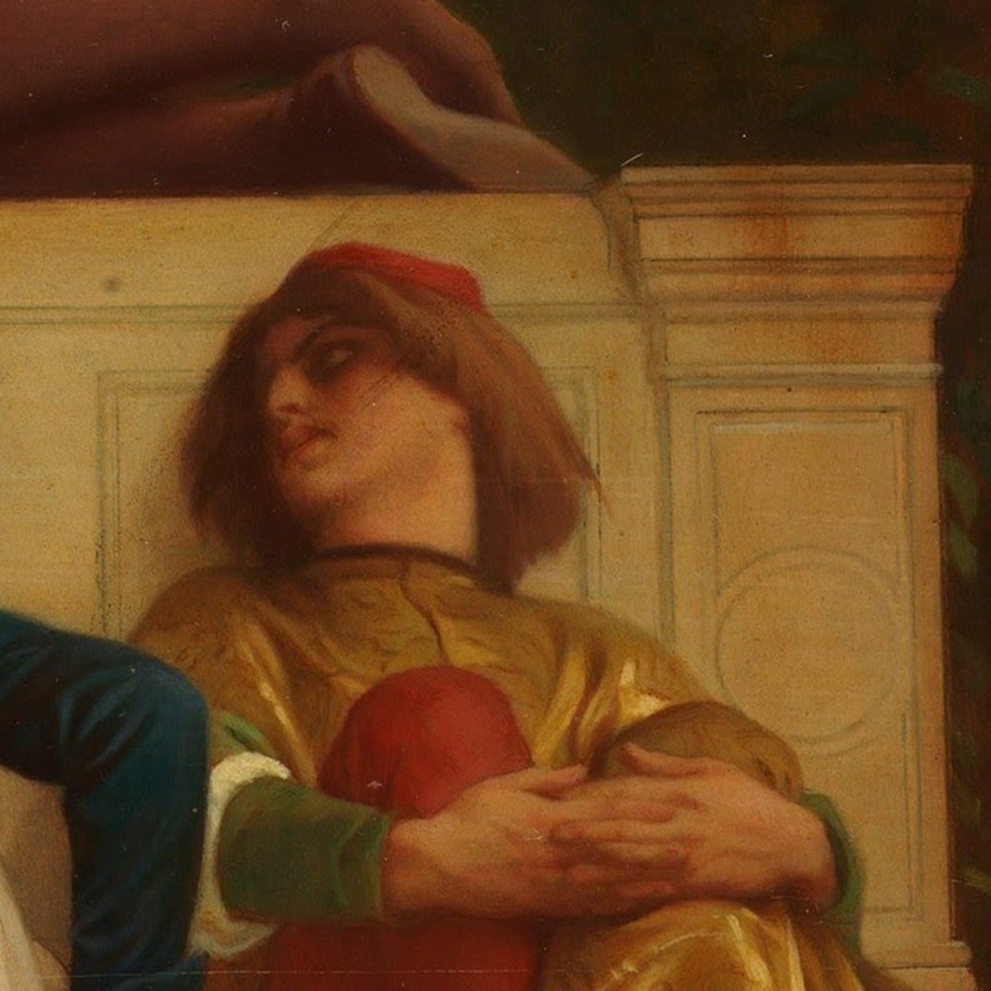 Florentine Poet by Cabanel: Textured 3D Print Art