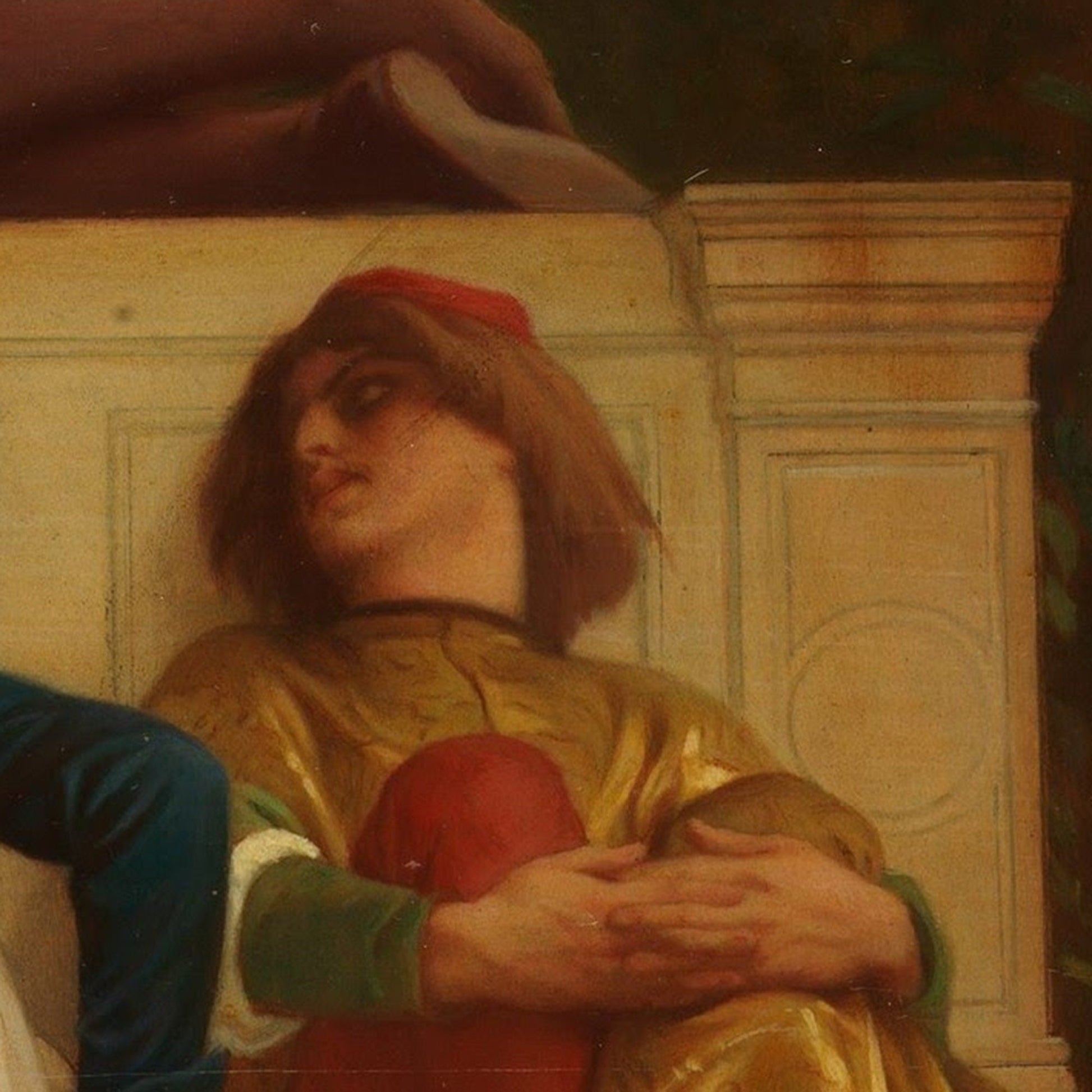 Florentine Poet by Cabanel: Textured 3D Print Art